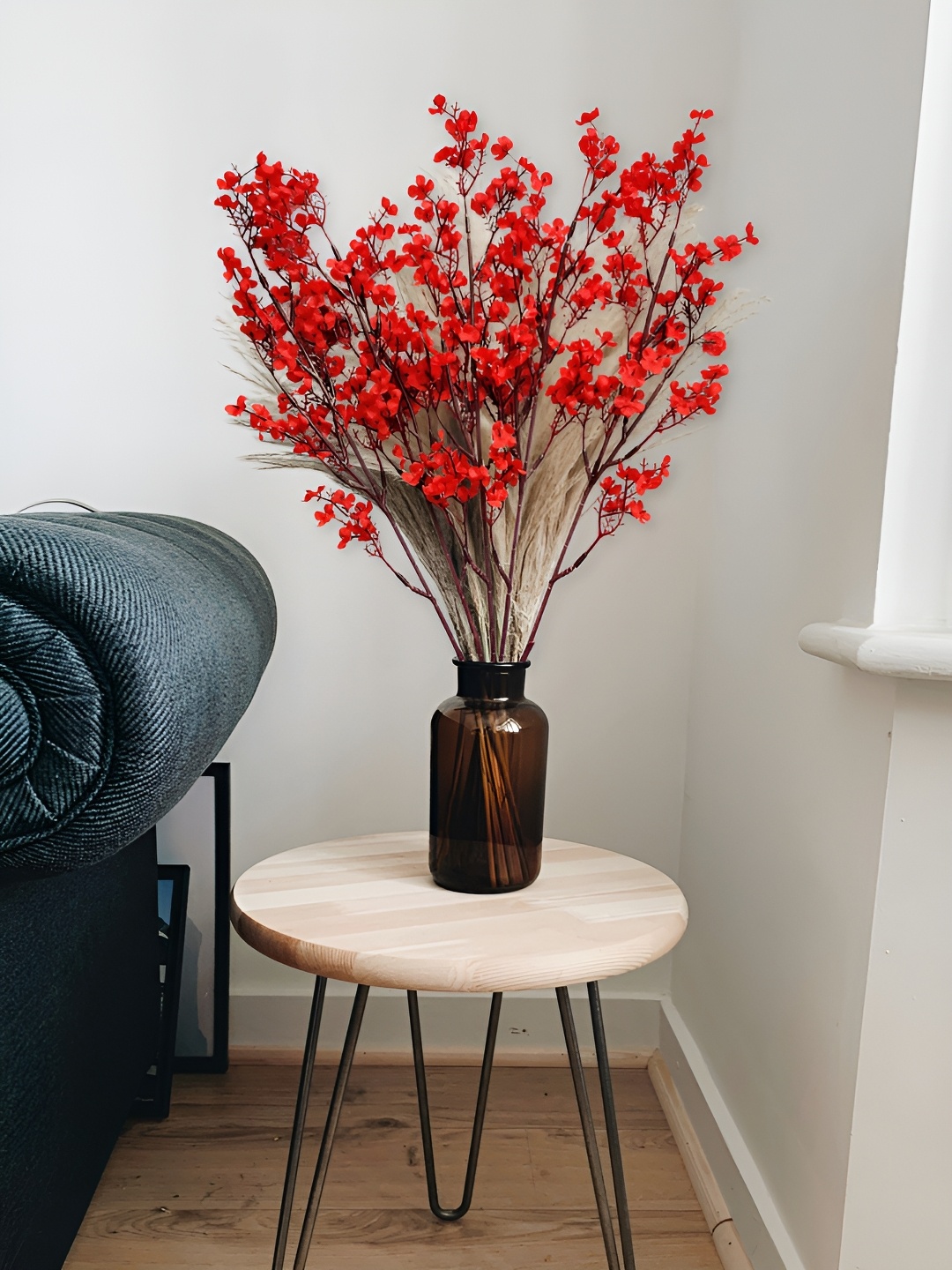 ARTSY Red 1 Pieces Gypsophilia Artificial Flower