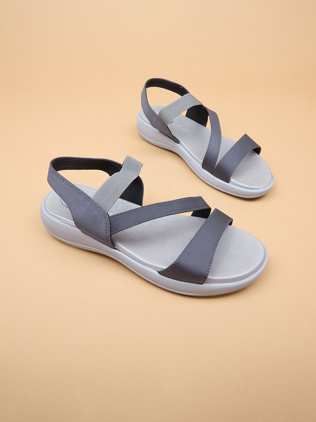 

Ozuri Suede Wedge Heel Sandals, Grey