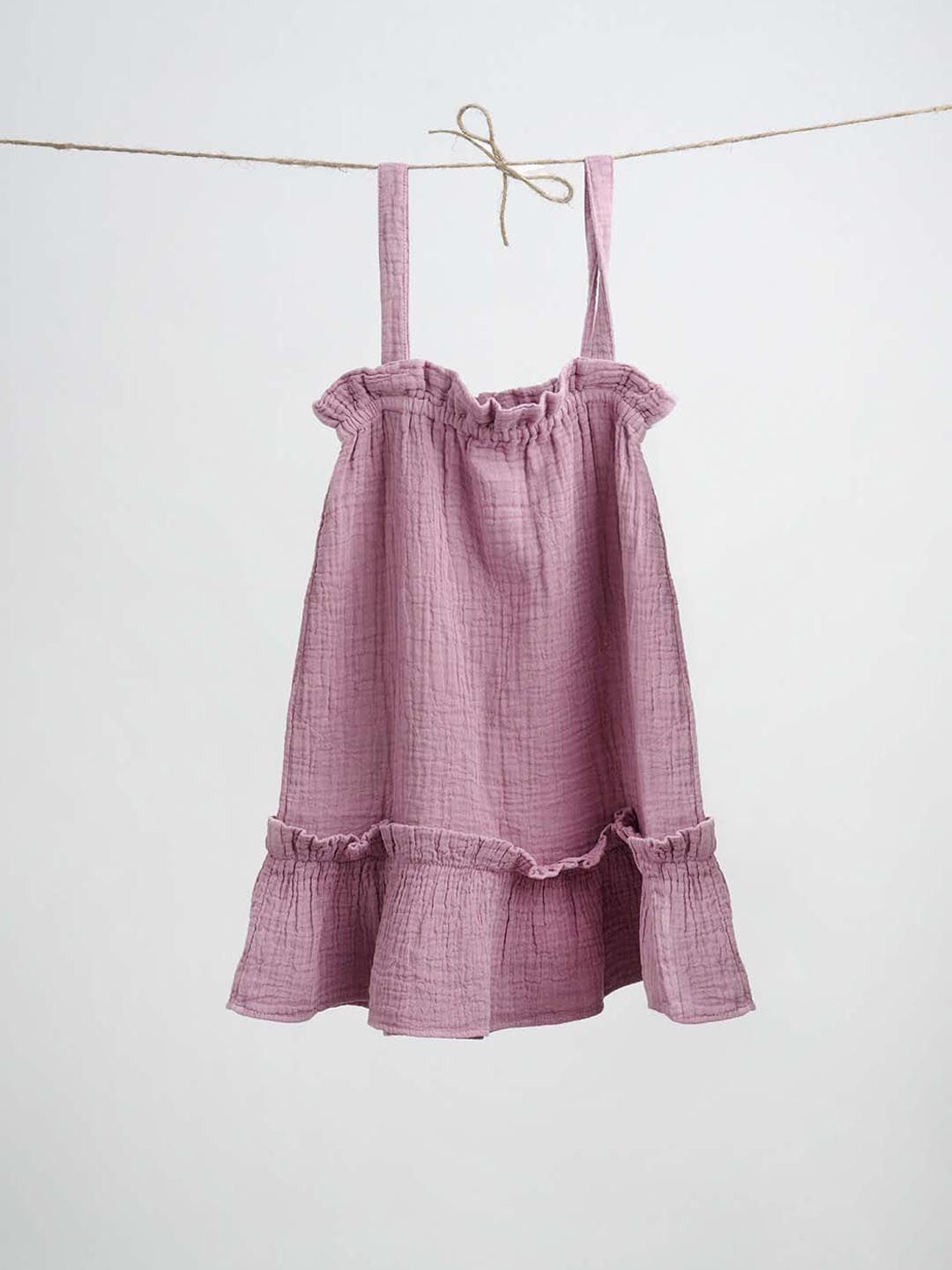 

Somersault A-Line Dress, Purple