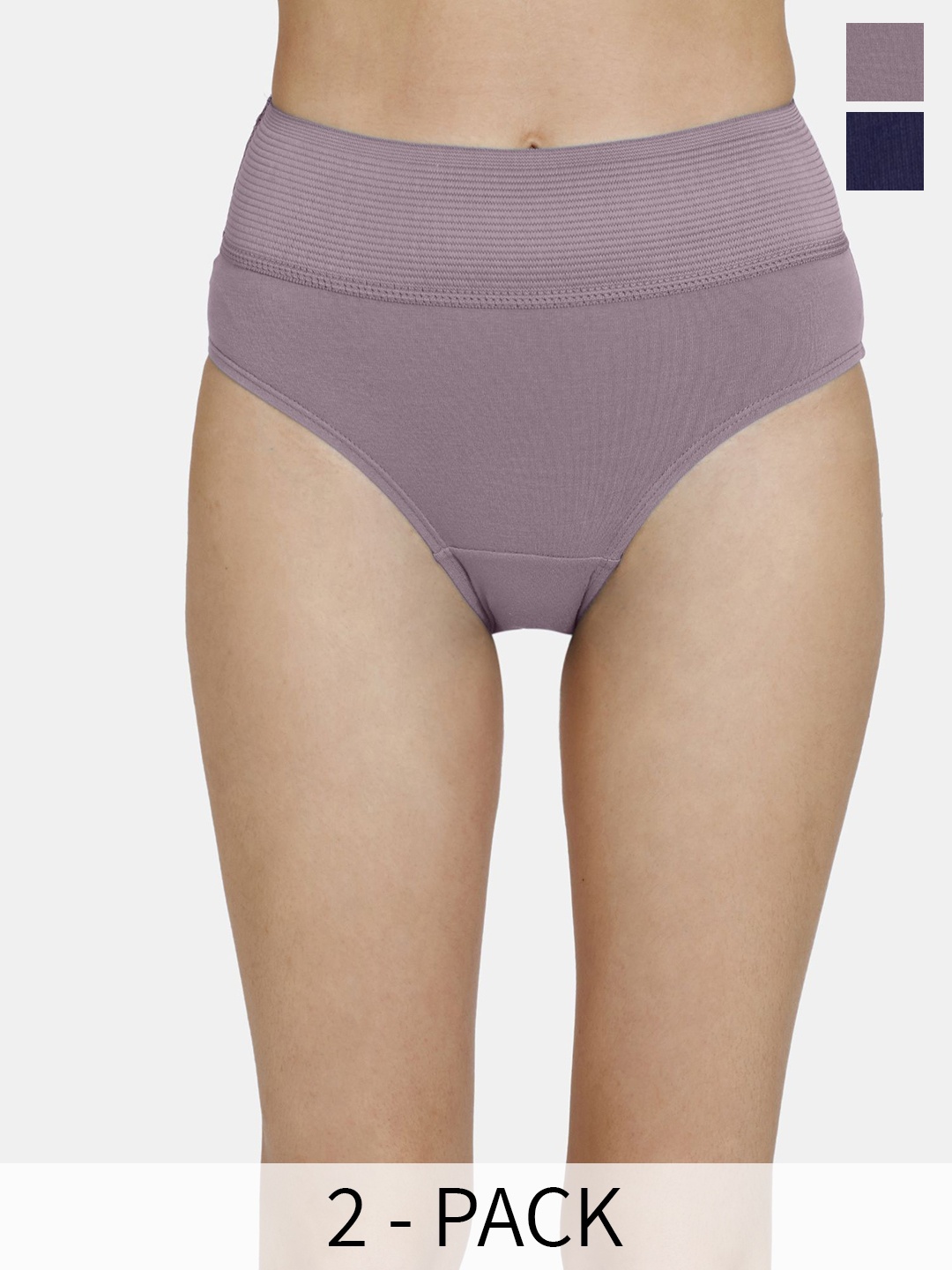 

Zivame Women Pack Of 2 Hipster Briefs ZI28BOFASHHBLUE, Blue