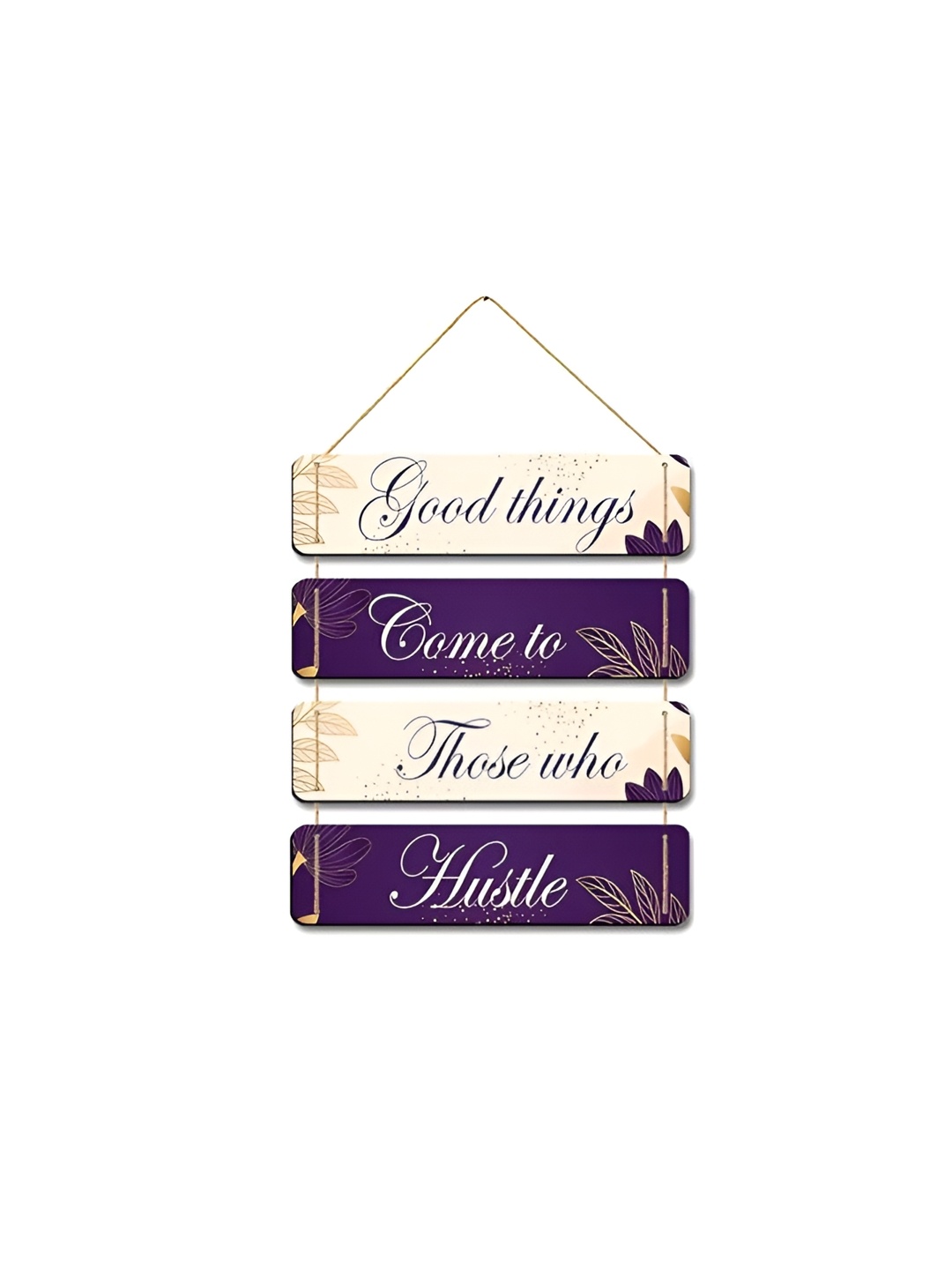 

CLAWCRAFTS Multicoloured Quotes Wall Art, White