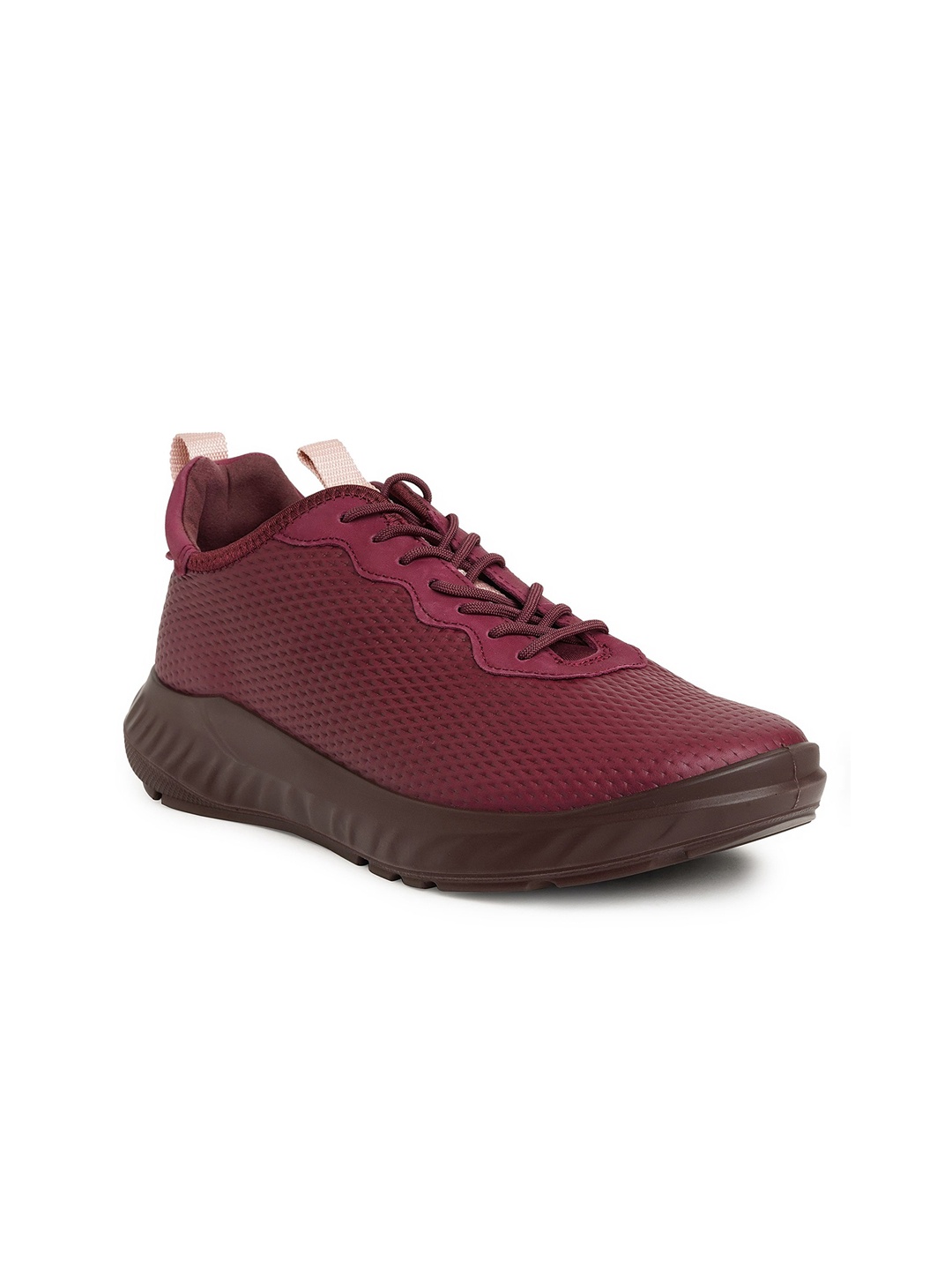 

ECCO Womens Ath-1F Morillo Leather Regular Sneakers, Maroon