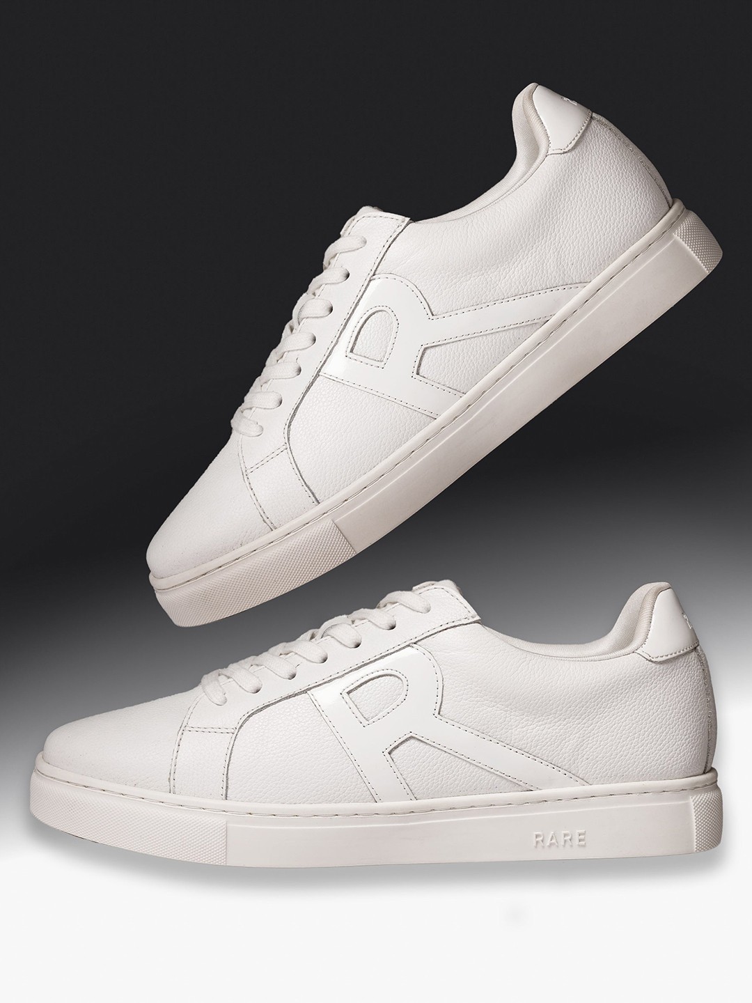 

RARE RABBIT Men Nova Pro Leather Sneakers, White
