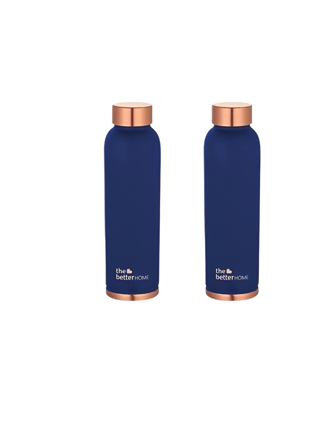 

The Better Home Teal Blue 2 Pieces Copper Water Bottle 1 Litre