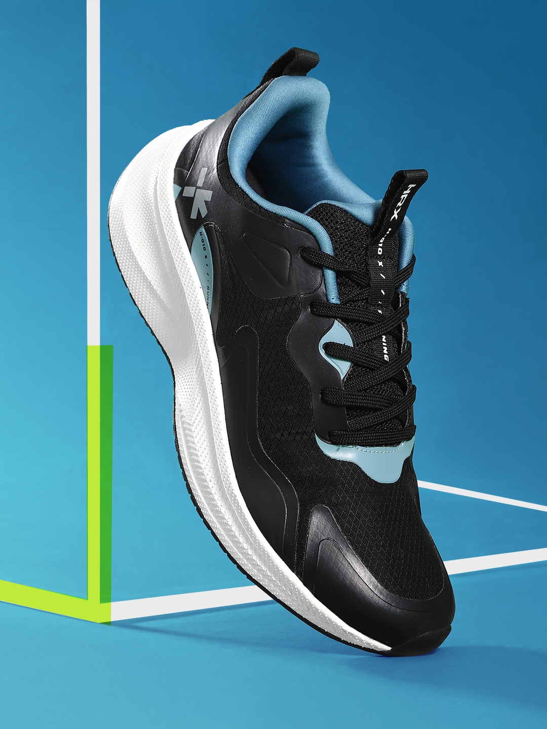 

HRX by Hrithik Roshan Men Running Shoes, Black