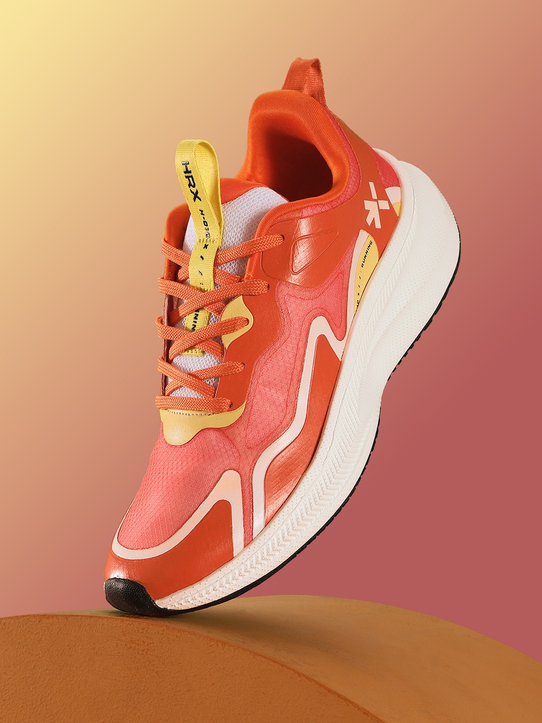 

HRX by Hrithik Roshan Men Running Shoes, Orange