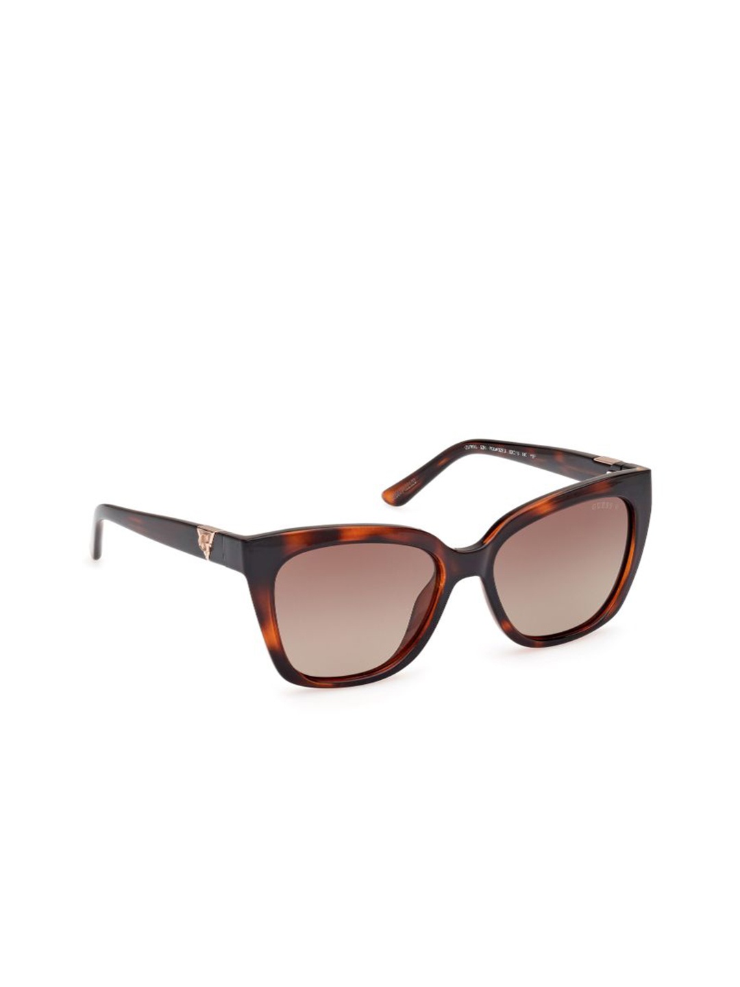 

GUESS Women Square Sunglasses with UV Protected Lens GUS78785352HSG, Brown