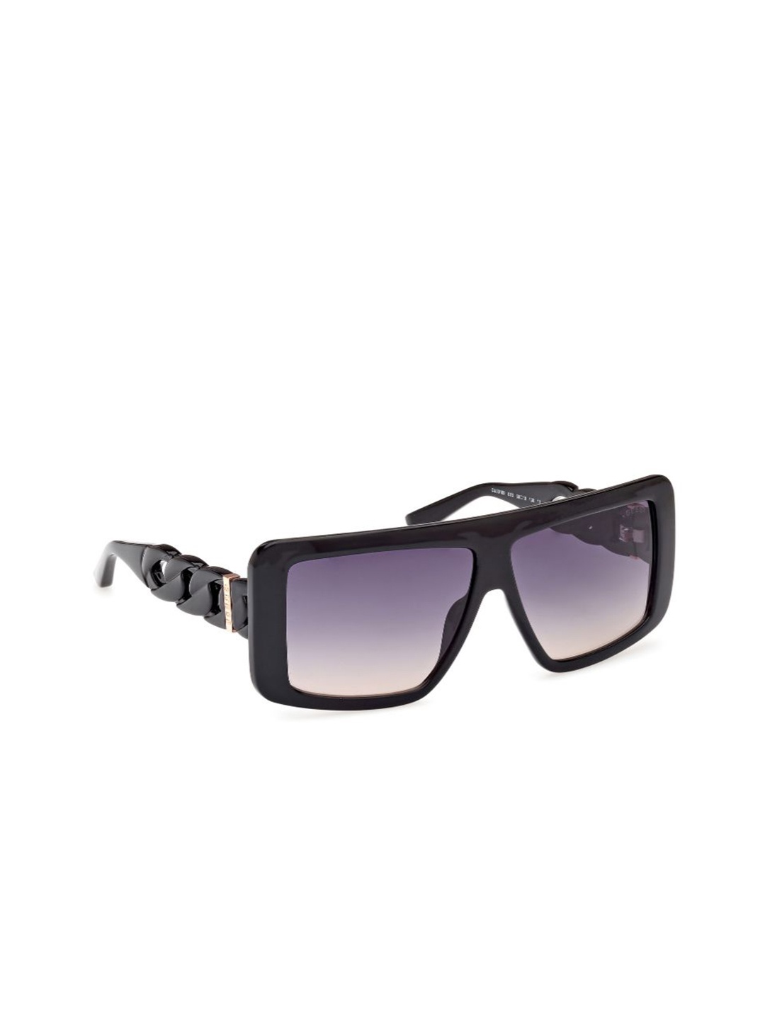 

GUESS Women Square Sunglasses with UV Protected Lens GUS001096001BSG, Grey