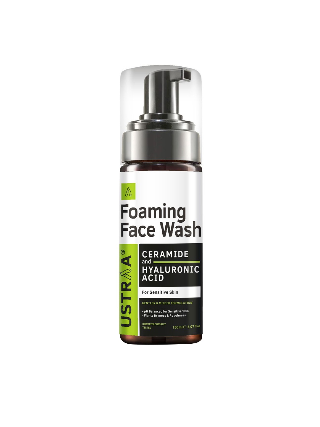 

Ustraa Foaming Face Wash With Hyaluronic Acid - 150 ml, White