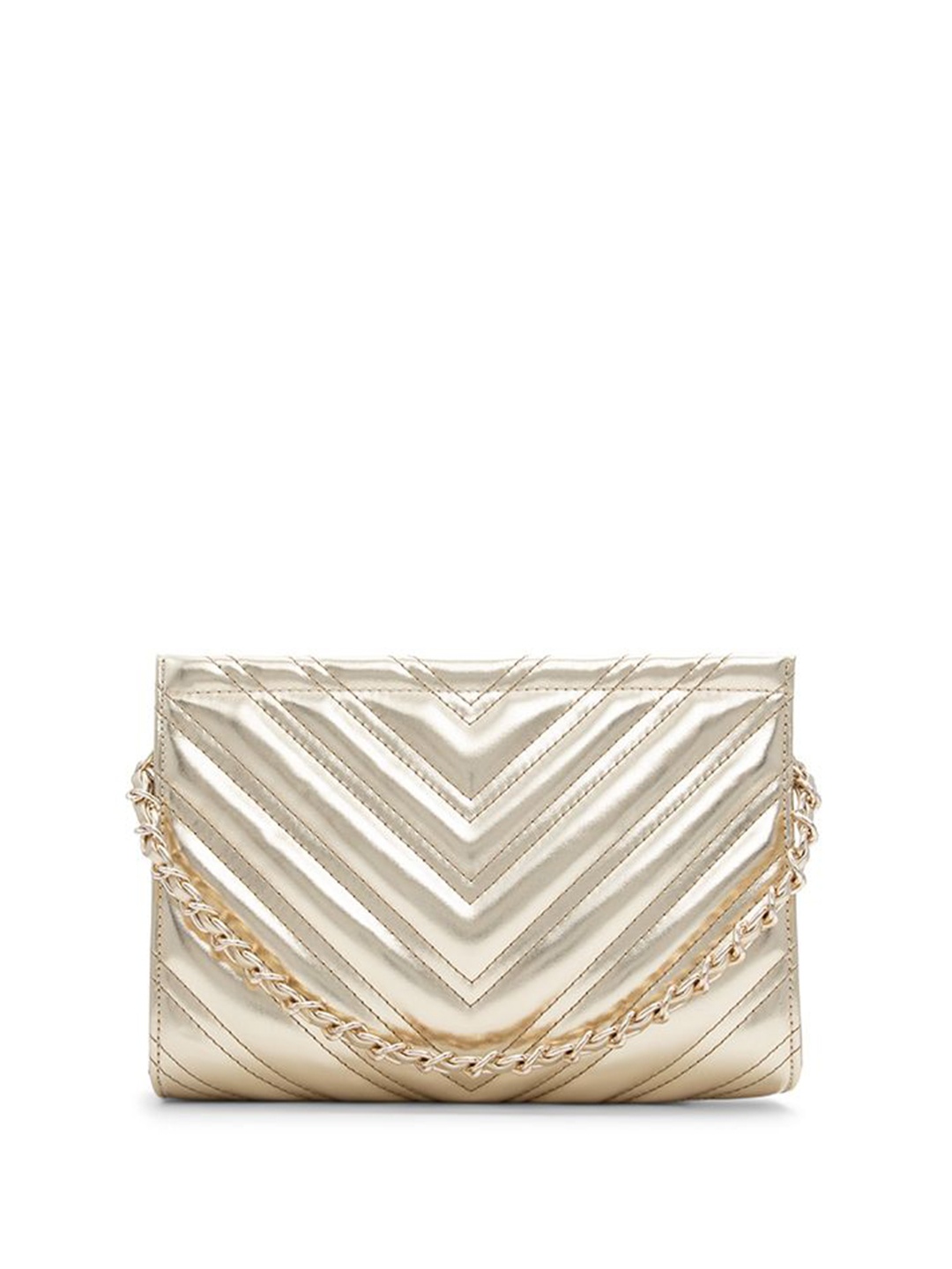 Call It Spring Textured Purse Clutch, Gold