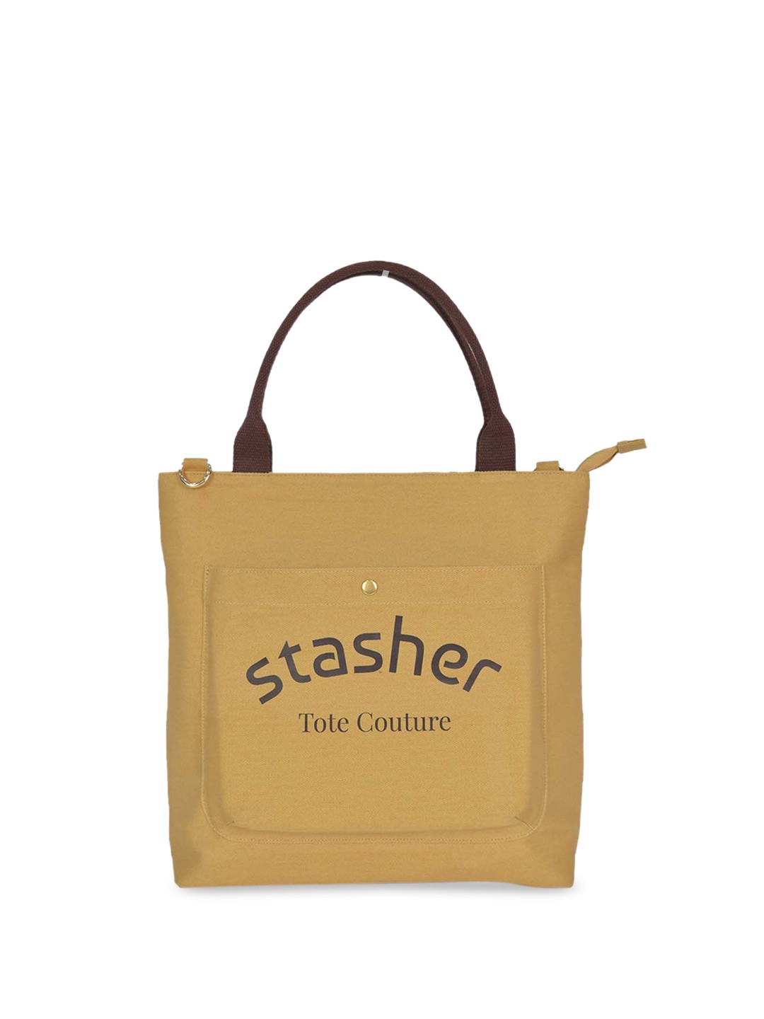 stasher Printed Shopper Handheld Bag with Cut Work, Blue