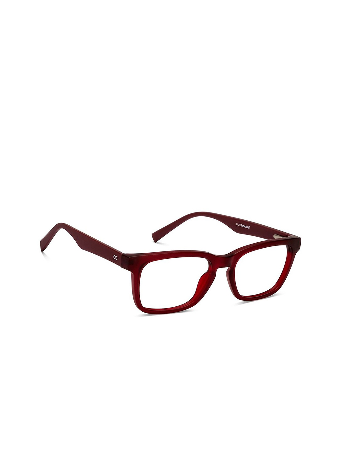 

Lenskart Blu Unisex Full Rim Square Frames, Maroon