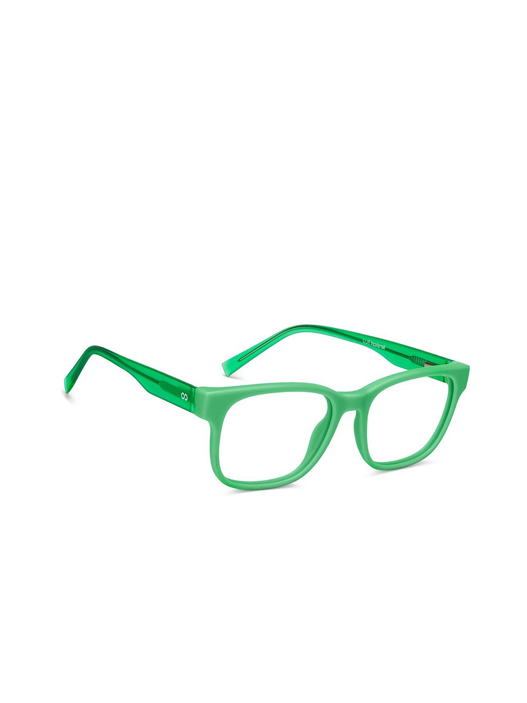 

Lenskart Blu Unisex Full Rim Square Frames, Green