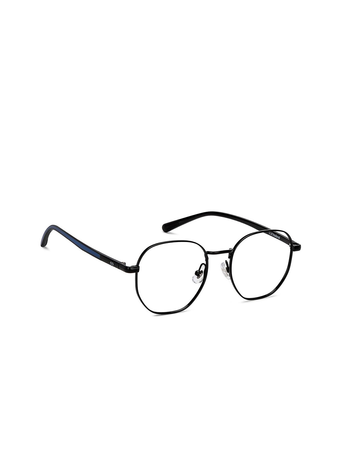 

Lenskart Blu Unisex Full Rim Round Frames, Black