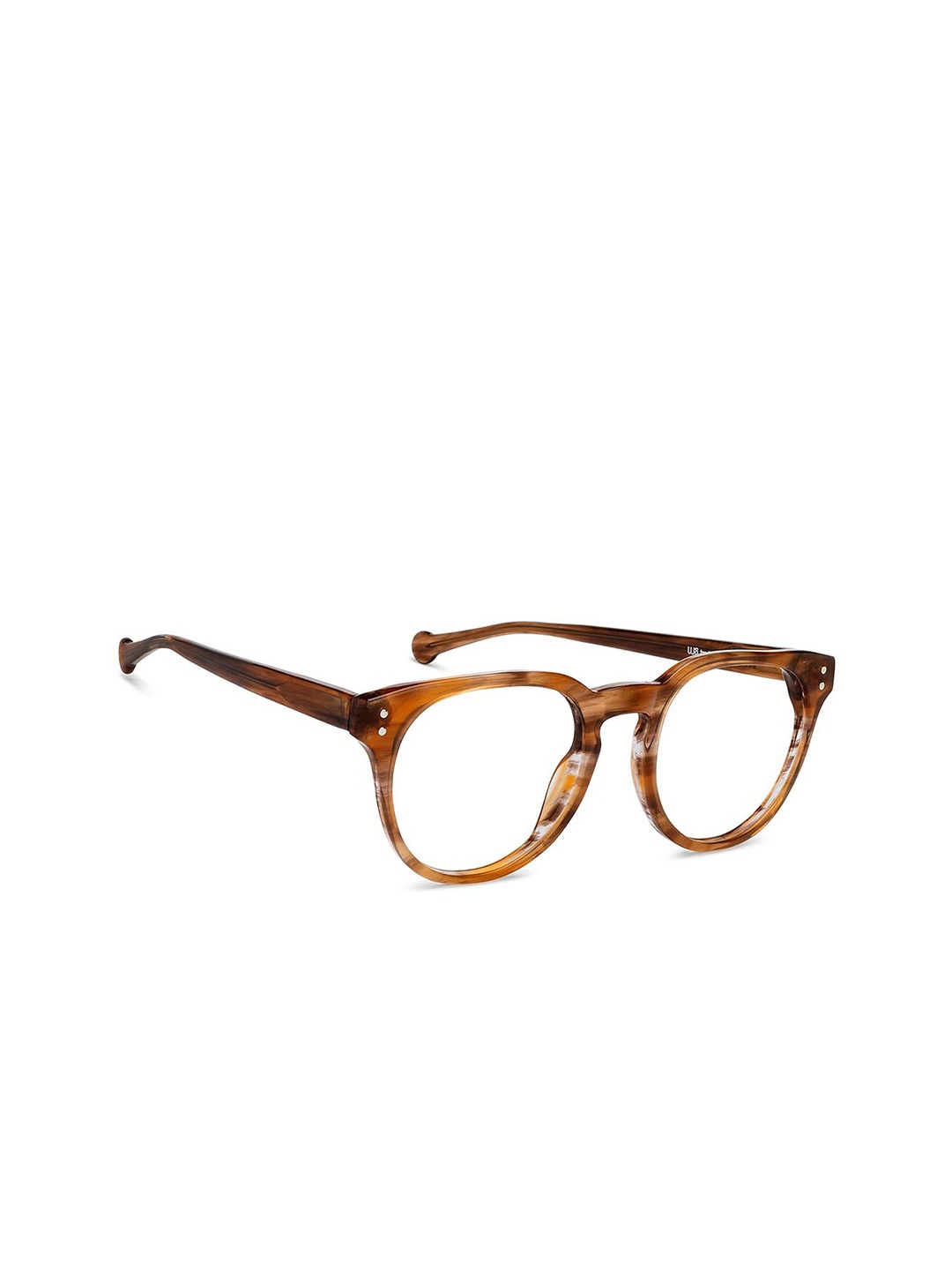 

Lenskart Blu Unisex Full Rim Round Frames, Brown