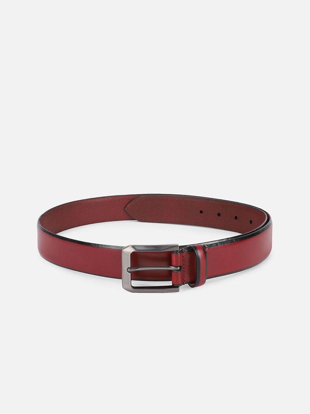 

Allen Solly Men Solid Tang Leather Belt, Maroon