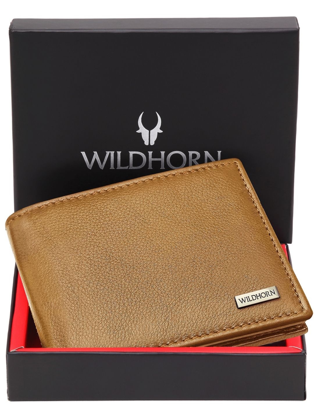 

WildHorn Men Leather Two Fold Wallet, Mustard
