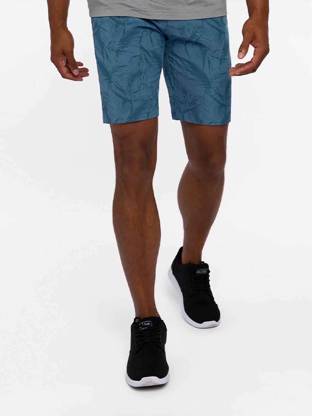 TRAVIS MATHEW Men Floral Printed Shorts, Blue