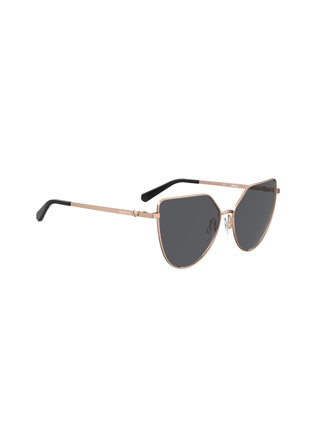 

MOSCHINO LOVE Women Round Sunglasses with UV Protected Lens 204922DDB59IR, Grey