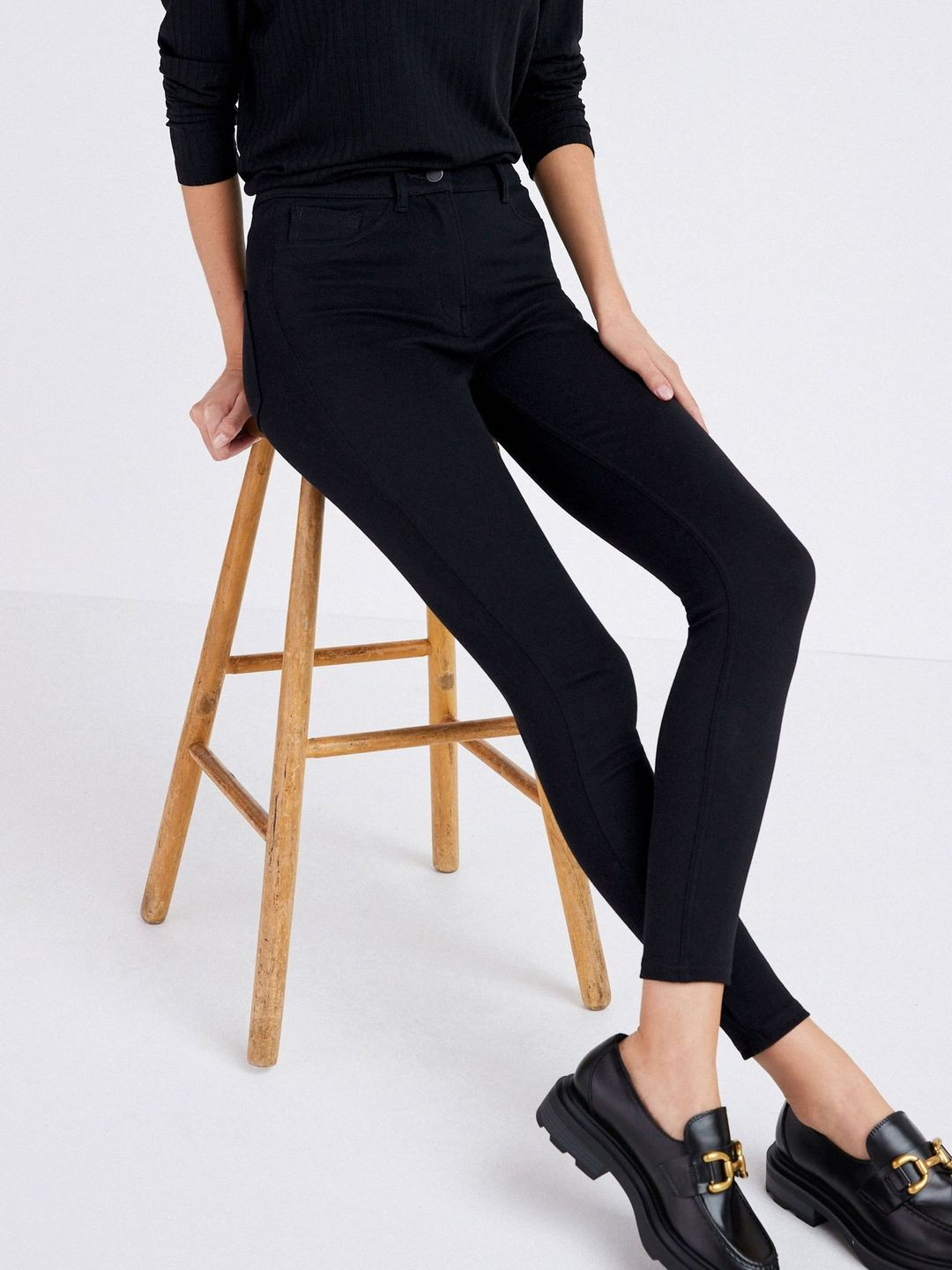 

NEXT Women Denim Jeggings, Black