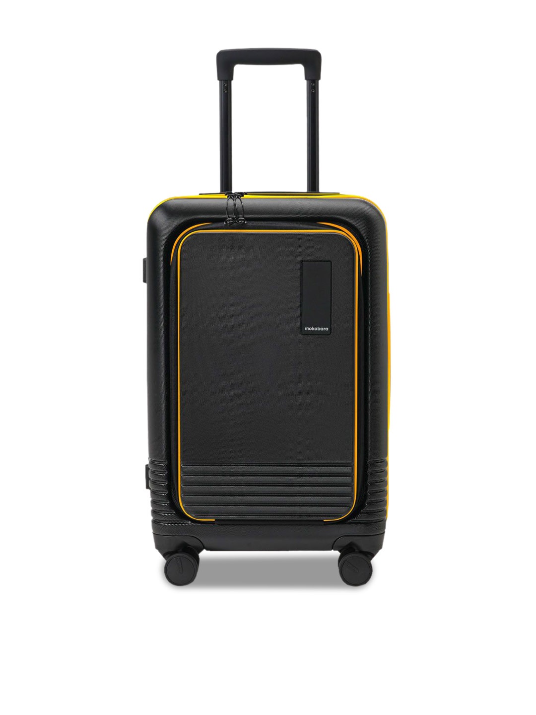 

MOKOBARA Hard Sided Cabin Trolley Bag, Black