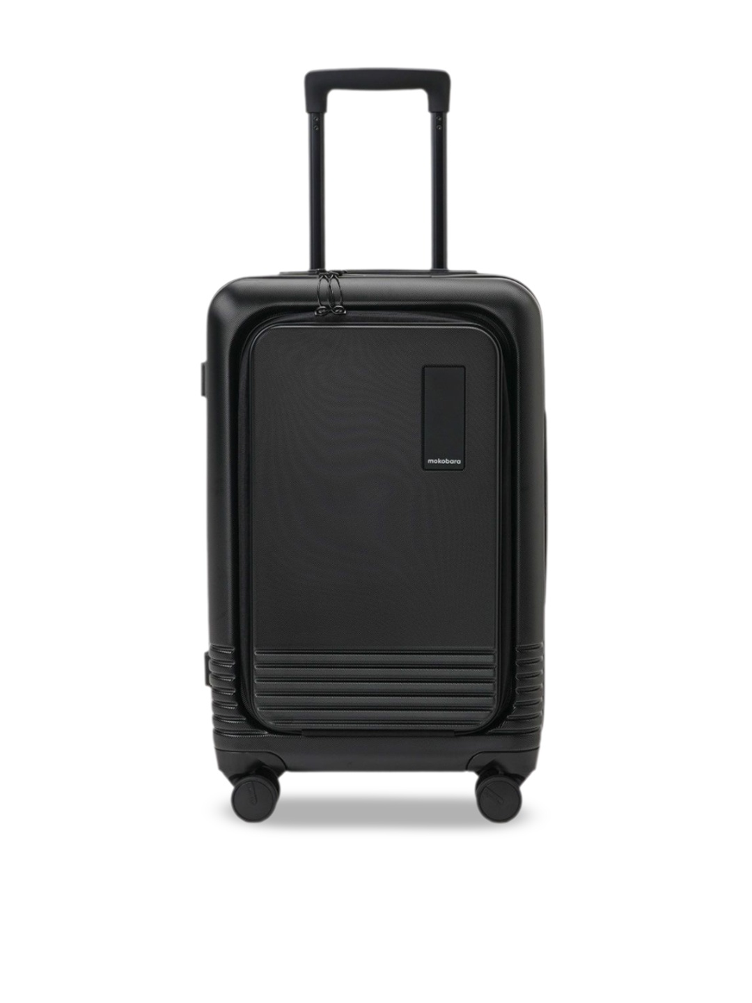 

MOKOBARA Kids Hard Sided Cabin Trolly Bag, Black