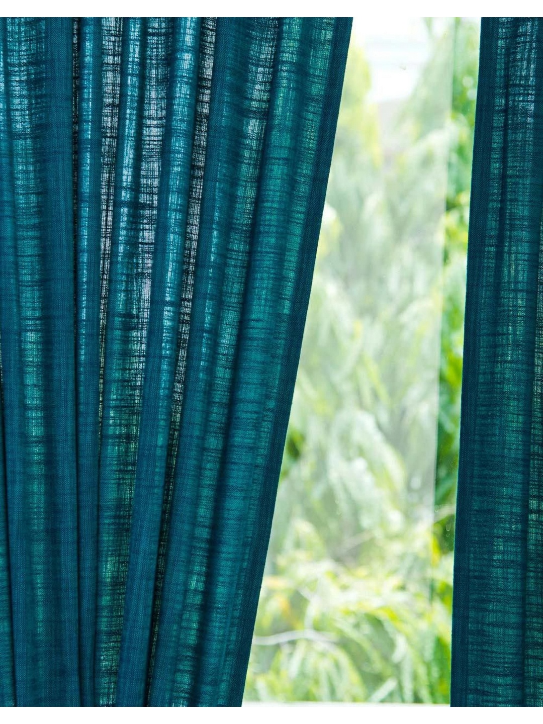 

Fabindia Teal Door Curtain