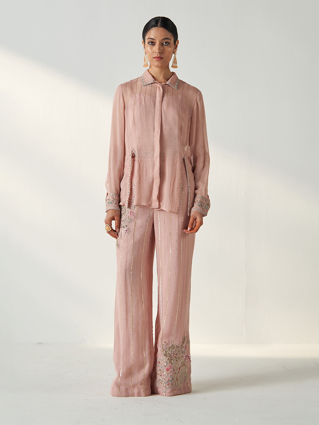 

STUDIO BAGECHAA Women Opaque Casual Shirt, Pink