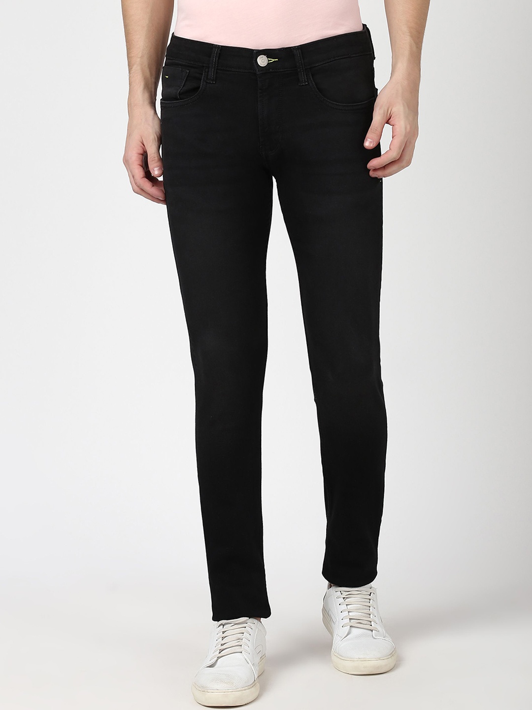 

Peter England Casuals Men Skinny Fit Jeans, Black