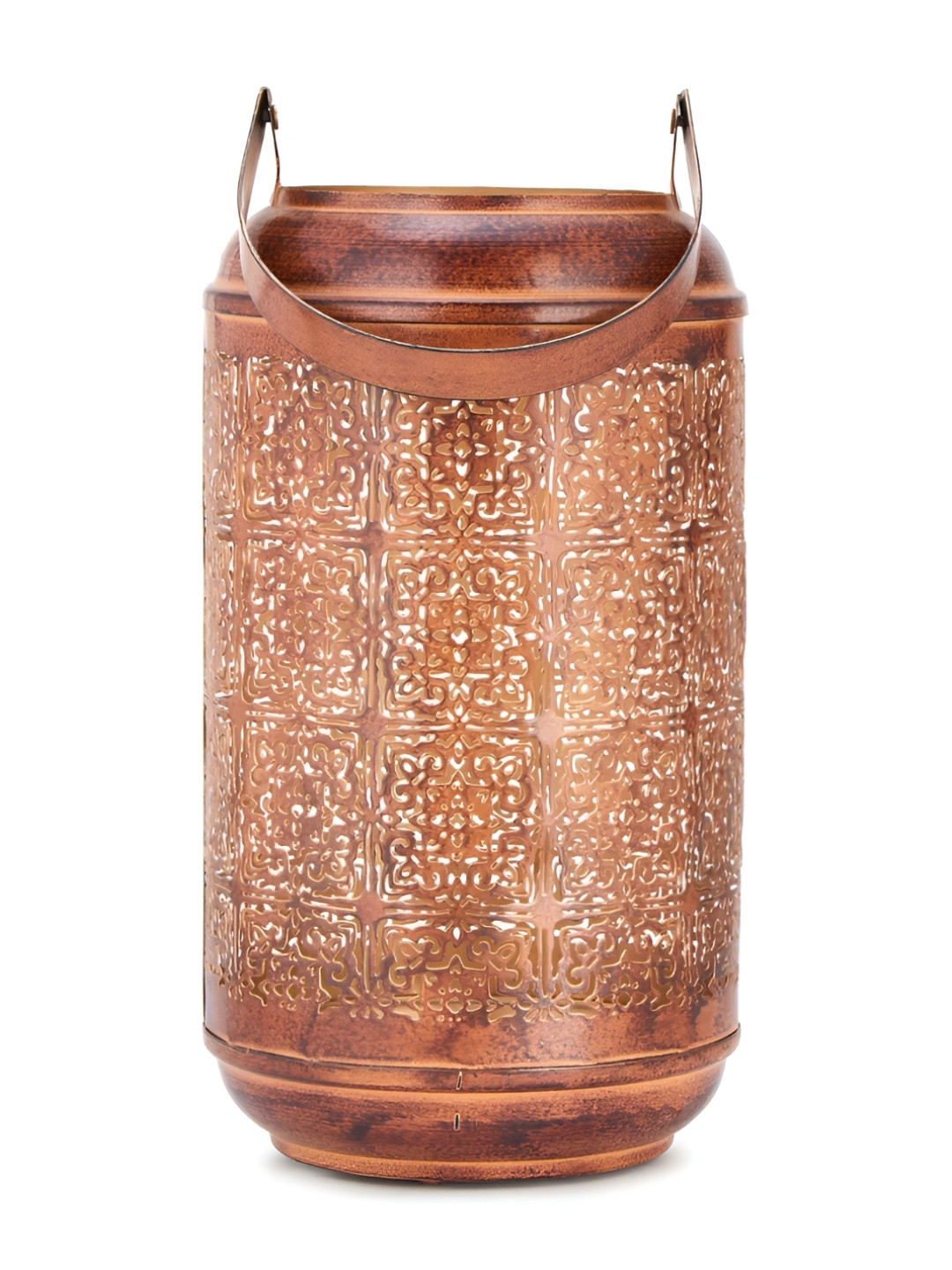 

Fabindia Brown Metal Rectangle Table Lamp