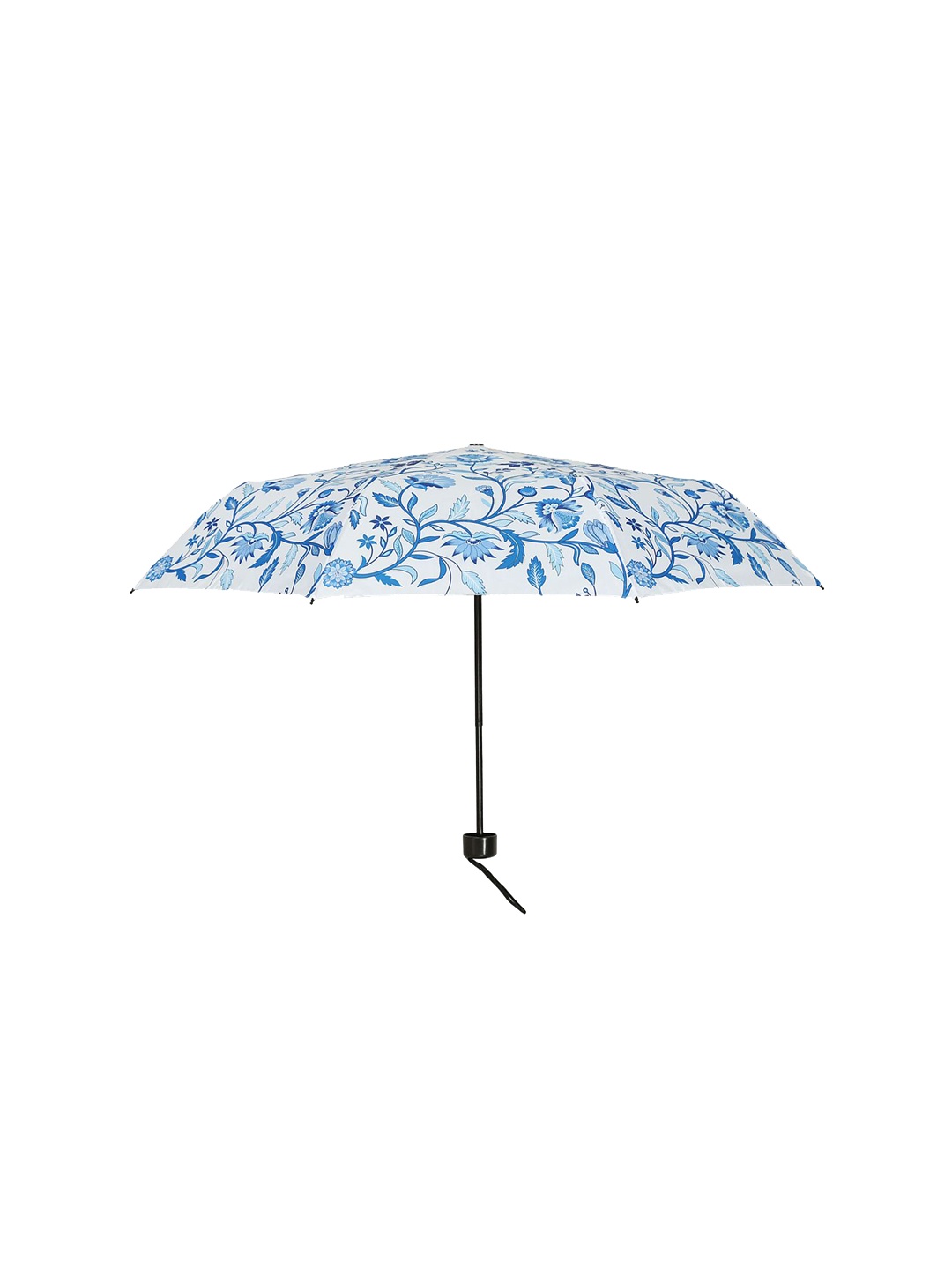 

India Circus by Krsnaa Mehta Manual 2 Fold Floral Umbrellas, Blue