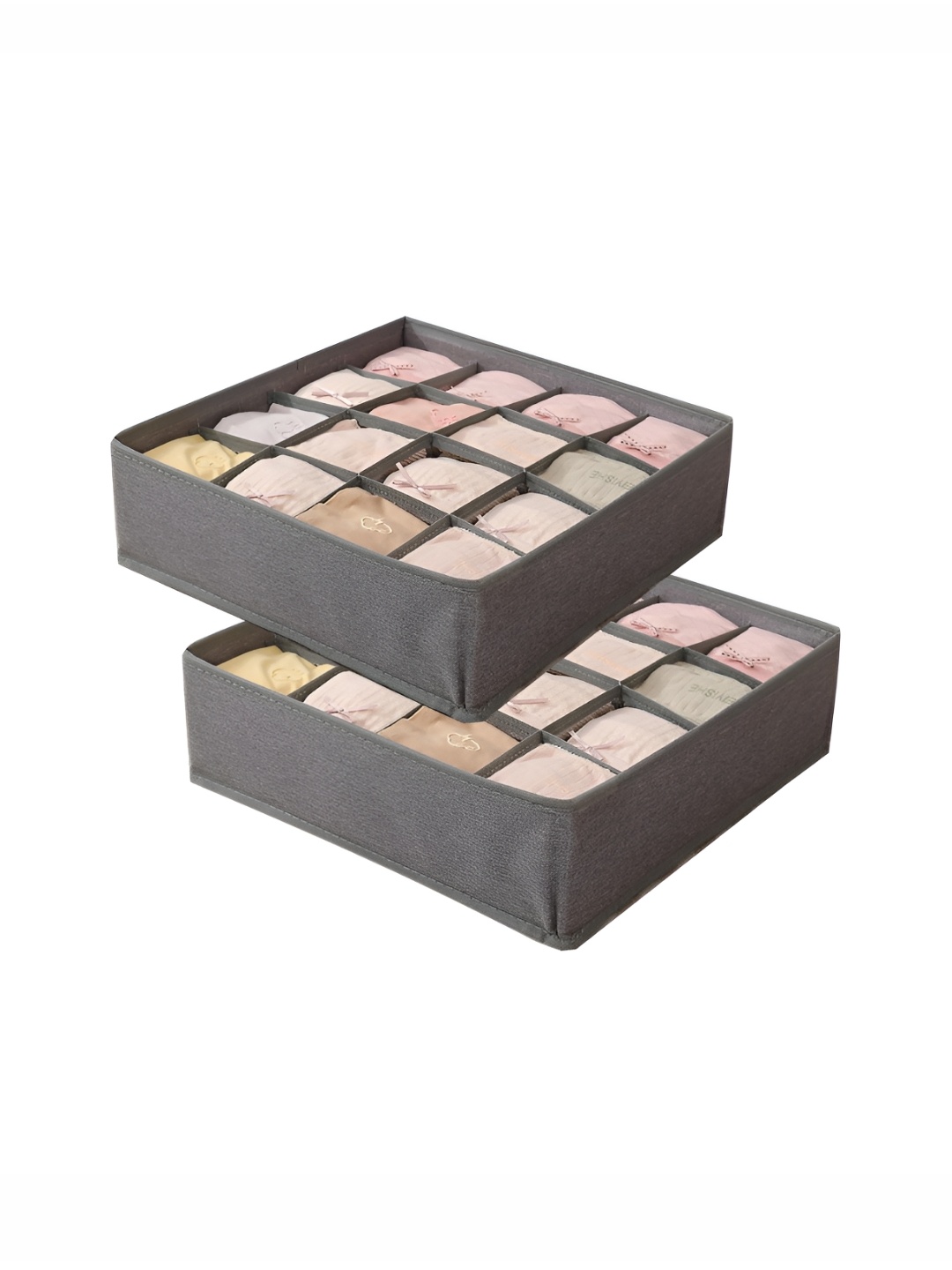 

HOKIPO Grey Set of 2 Regular Multi-Utility Organisers
