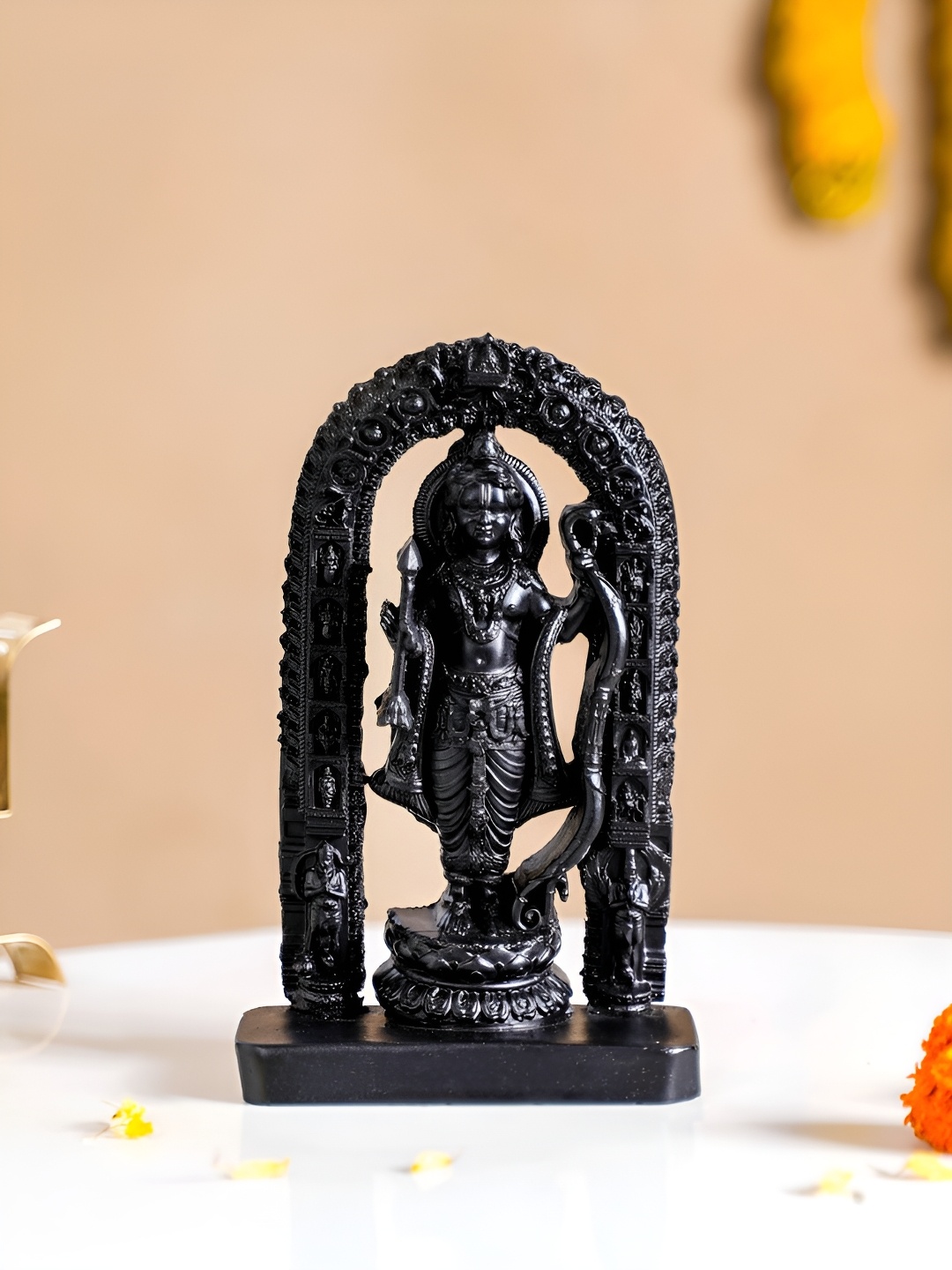 

Nestasia Black Ram Lalla Idol Showpiece