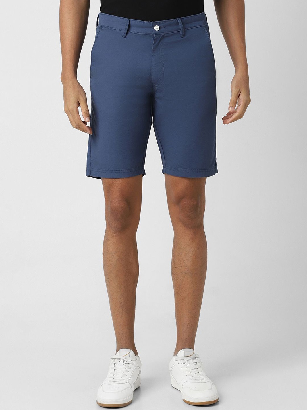 Van Heusen Sport Men Mid-Rise Shorts, Navy blue