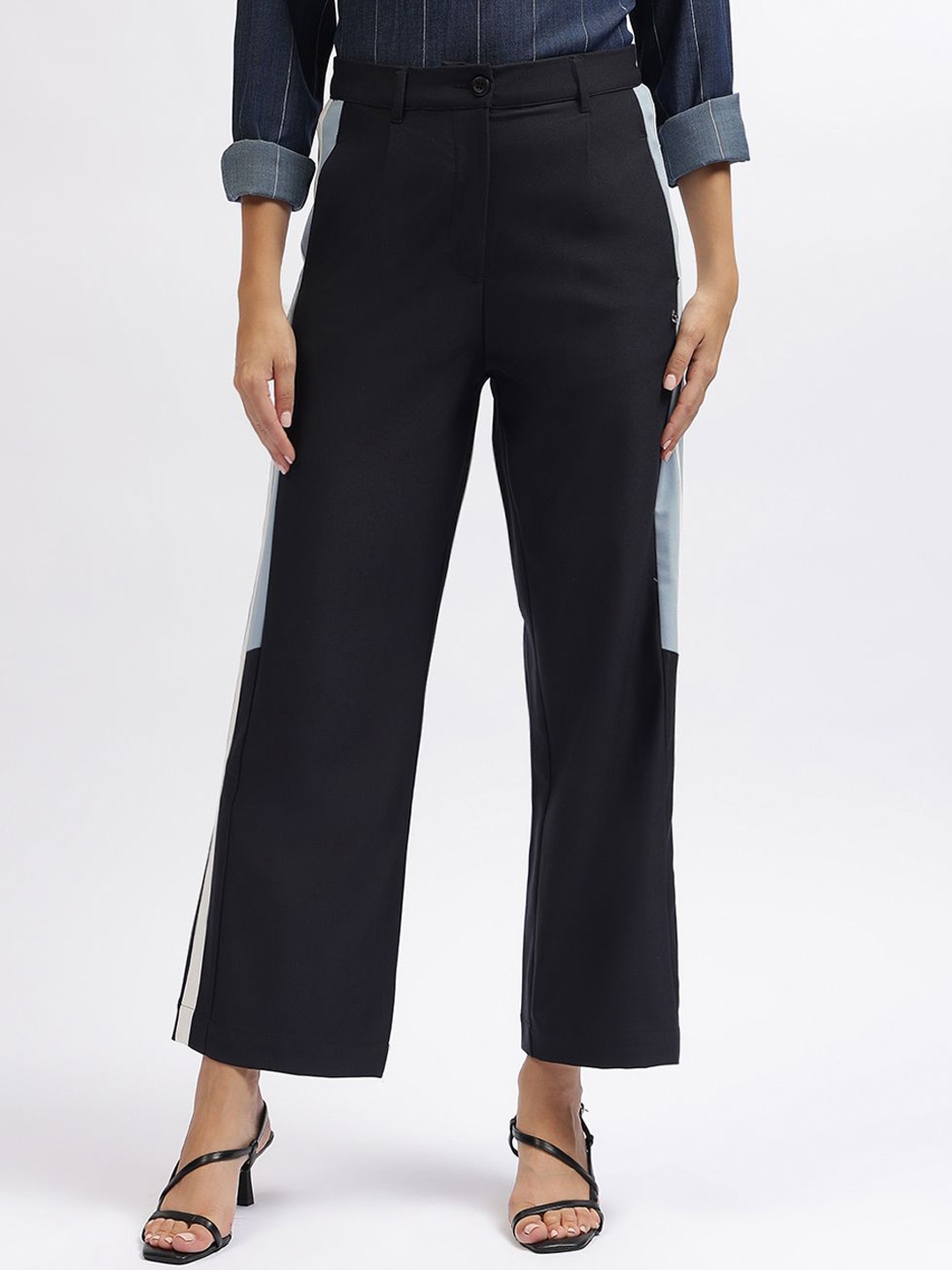 

Iconic Women Trousers, Navy blue