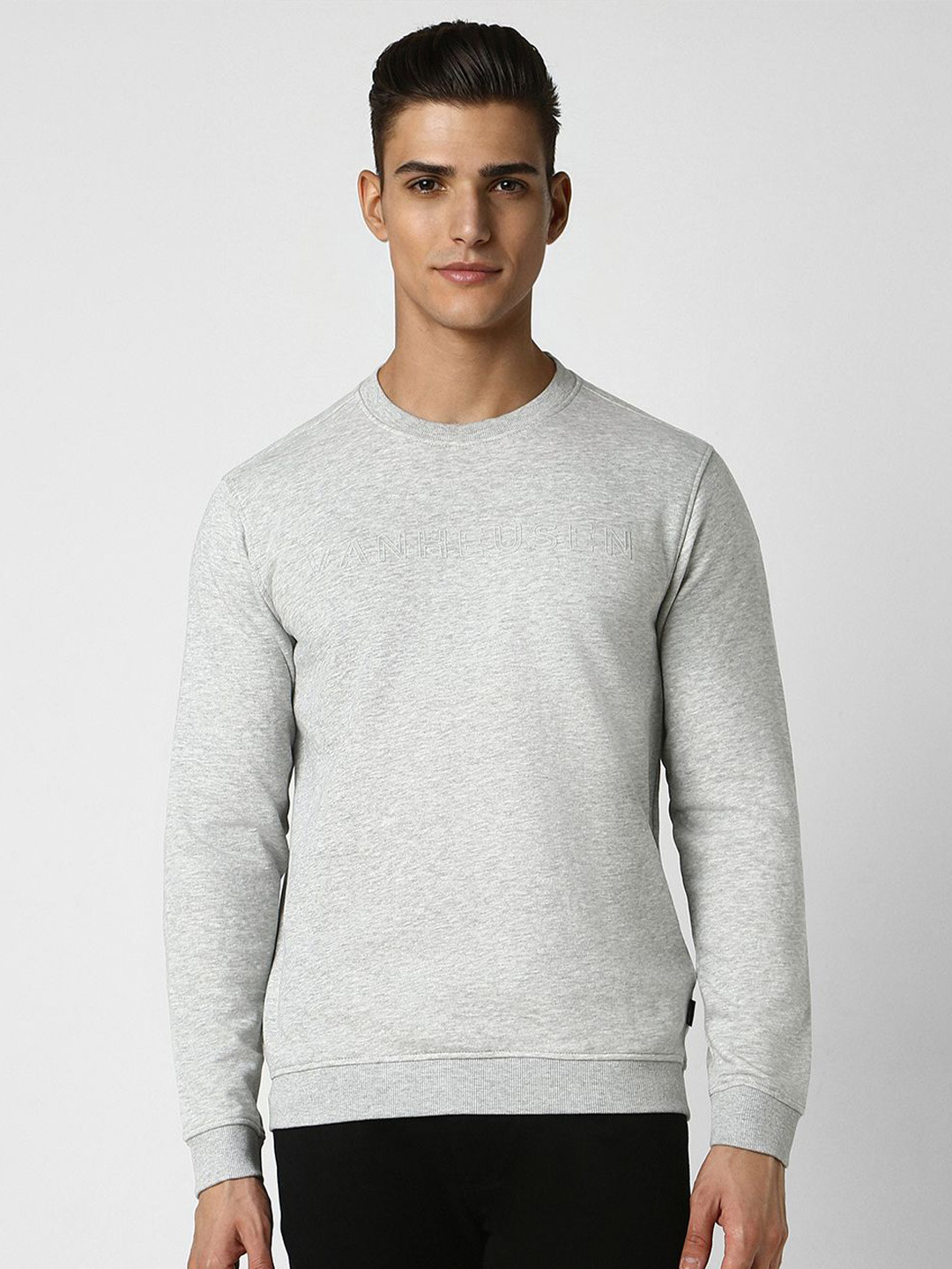 

Van Heusen Sport Men Sweatshirt, Grey