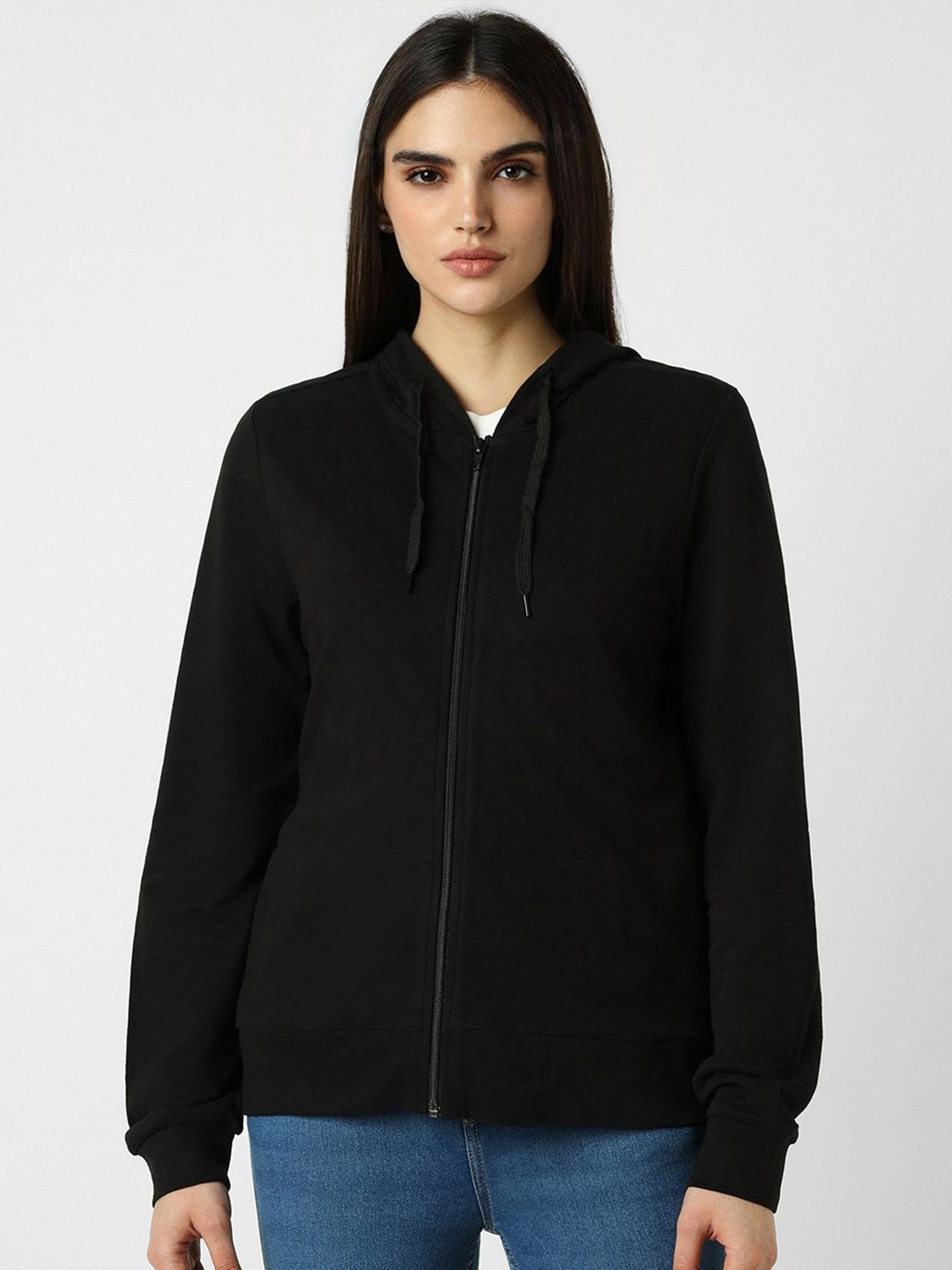 Van Heusen Woman Women Hooded Sweatshirt, Black