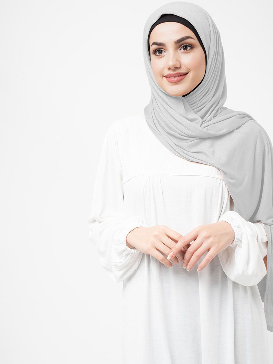 

IDH London Solid Hijab, Grey