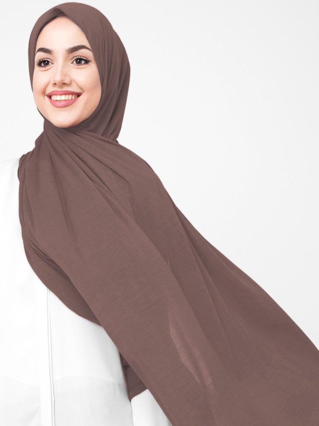 

IDH London Embellished Detail Burqa With Scarf, Brown