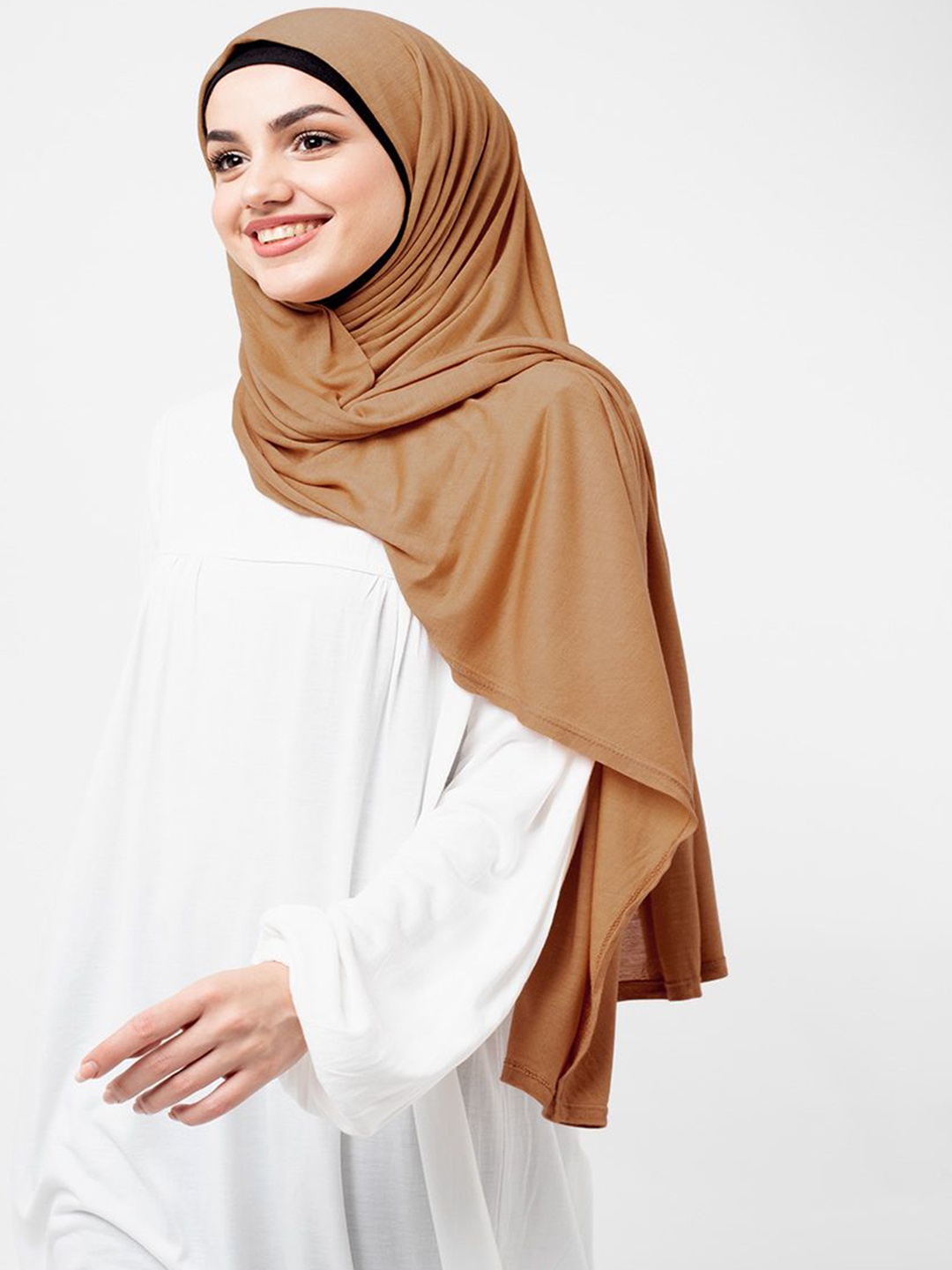 

IDH London Solid Hijab, Brown