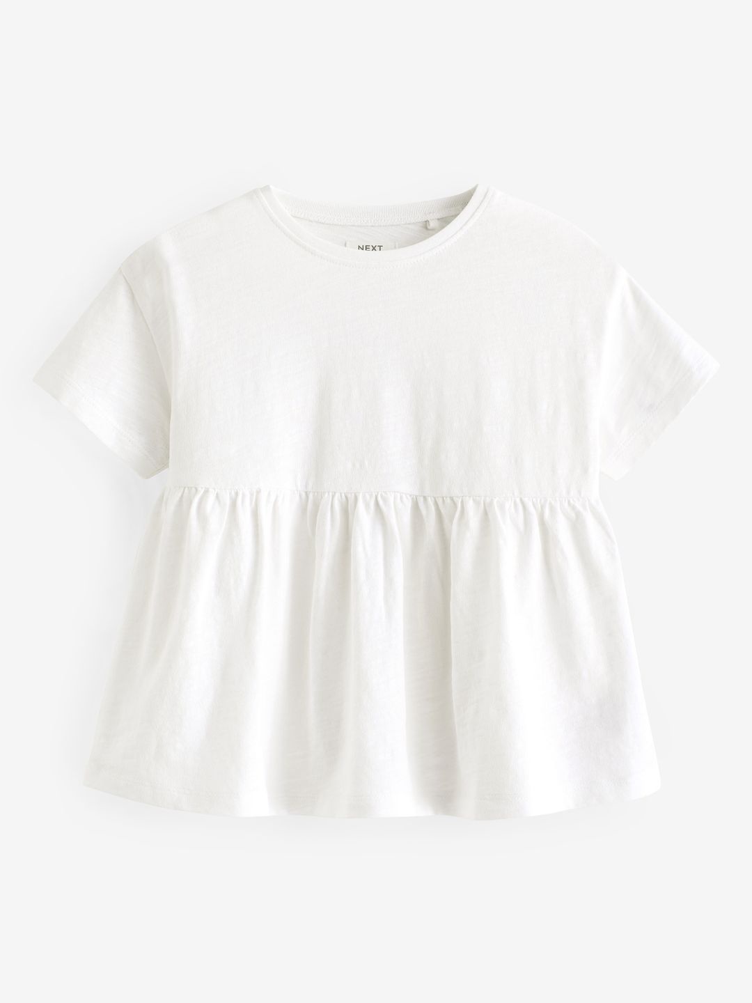

NEXT Girls Pure Cotton Fit & Flare Dress, White