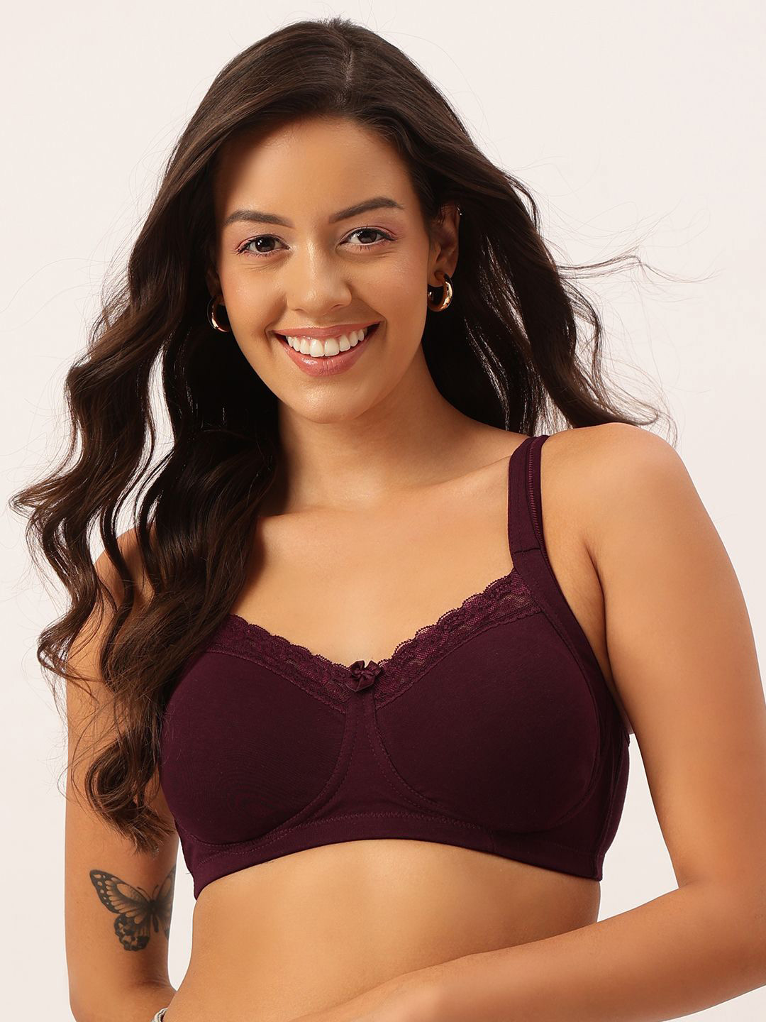 

DressBerry Bra Full Coverage, Burgundy