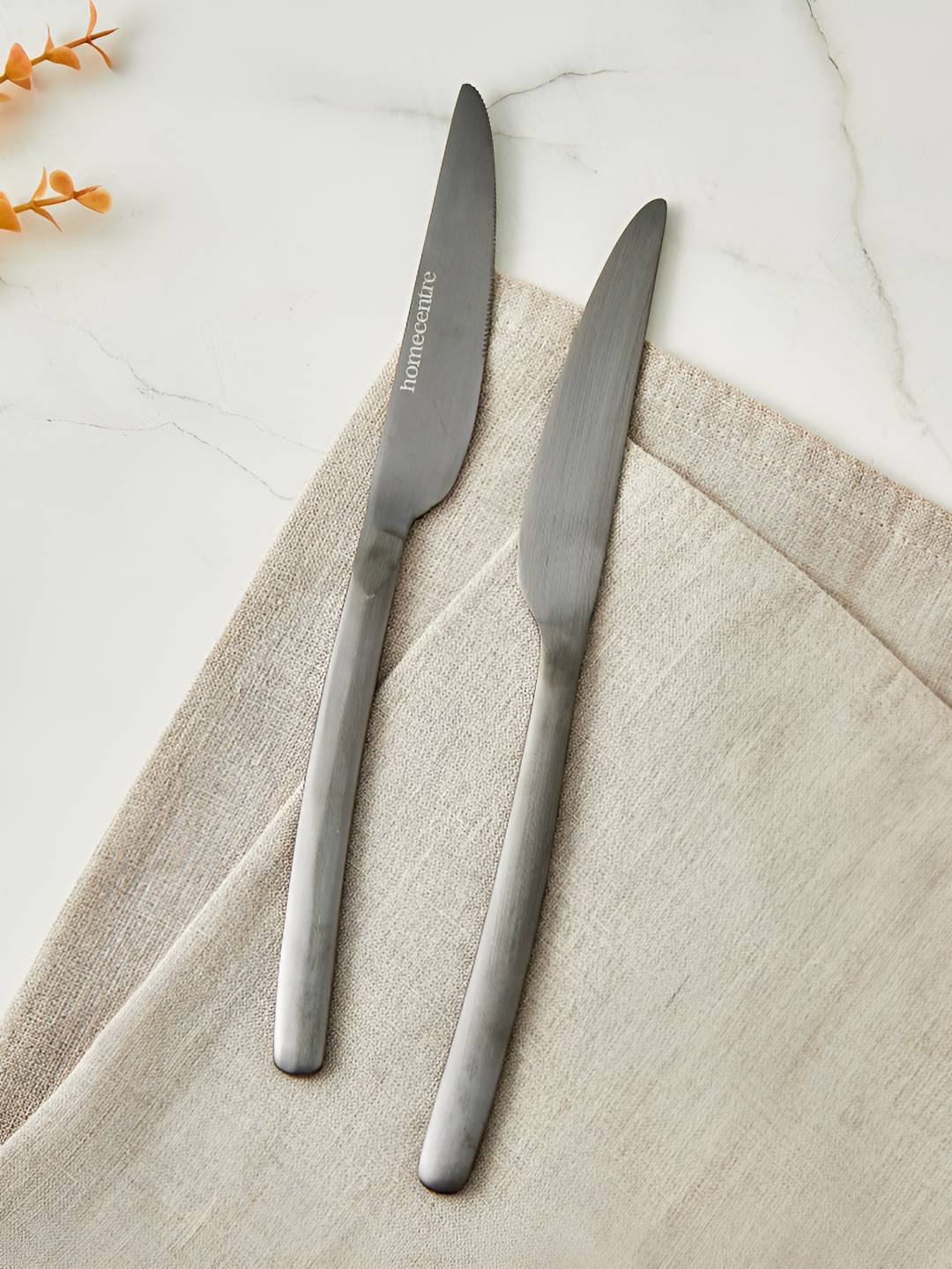 

Home Centre Glister Silver toned 2 Pieces Stainless Steel Dessert Knife