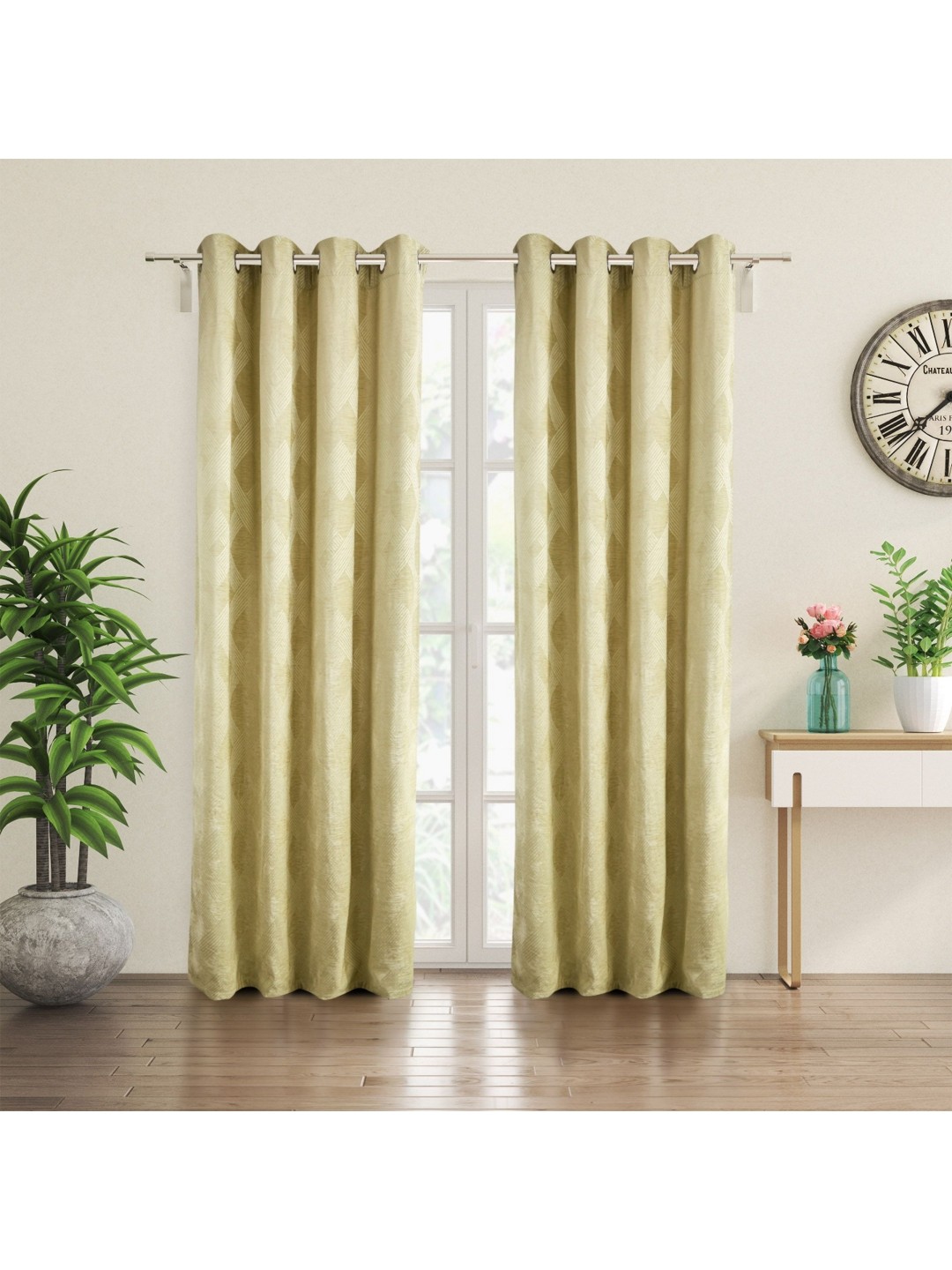 

Home Centre Green Room Darkening Door Curtain