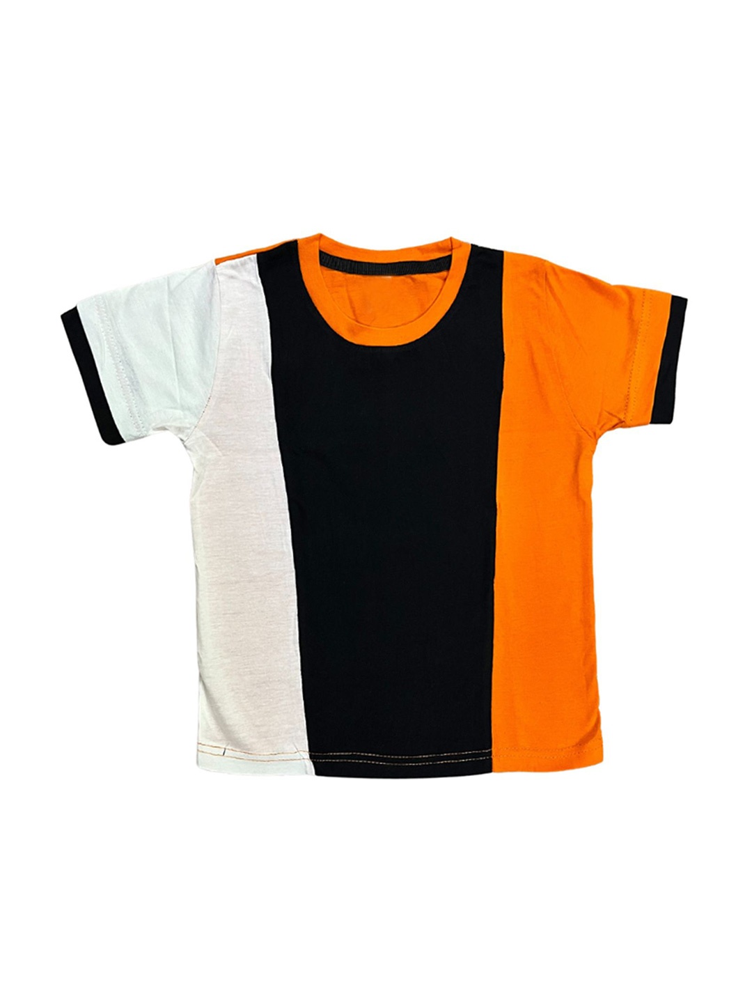

BAESD Boys Colourblocked Pockets T-shirt, Orange