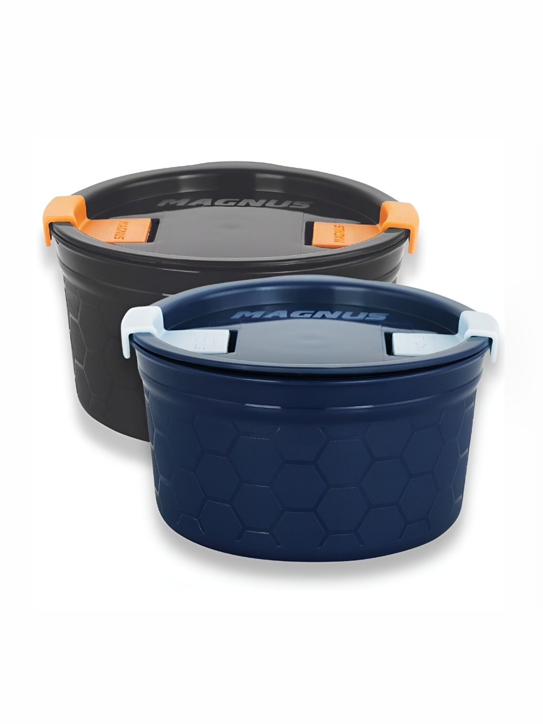 

MAGNUS Pack Of 2 Microwave Steam Lock Containers, Blue
