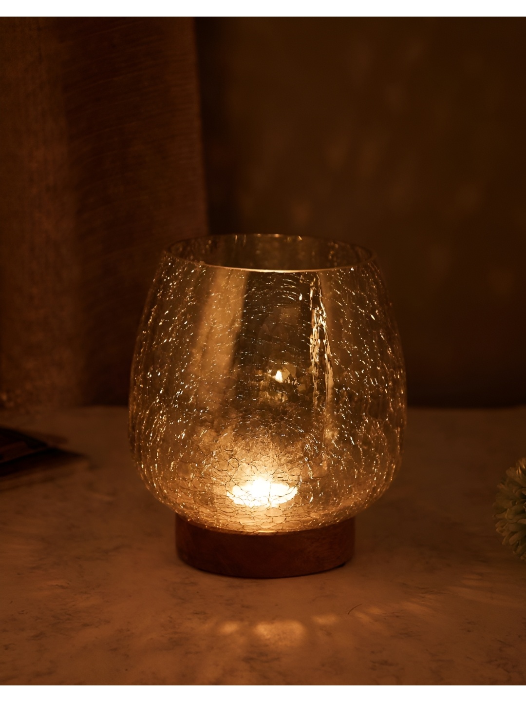 

Fabindia Grey & Brown Candle Holder