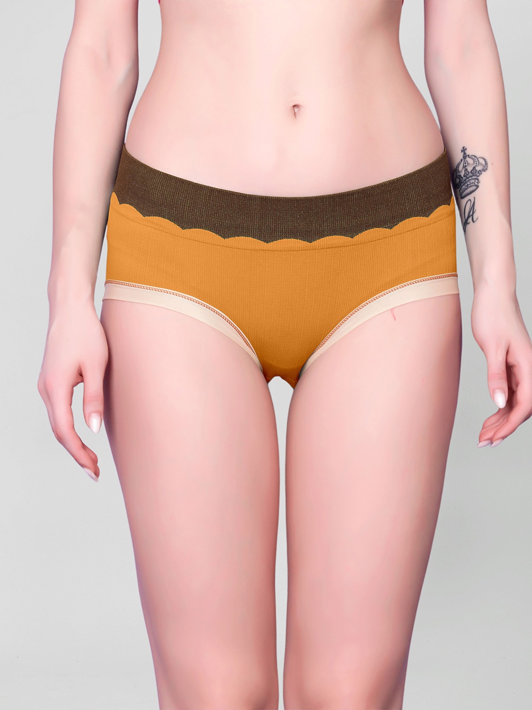 

Flenzy Mid-Rise Hipster Briefs GP104_Y, Yellow