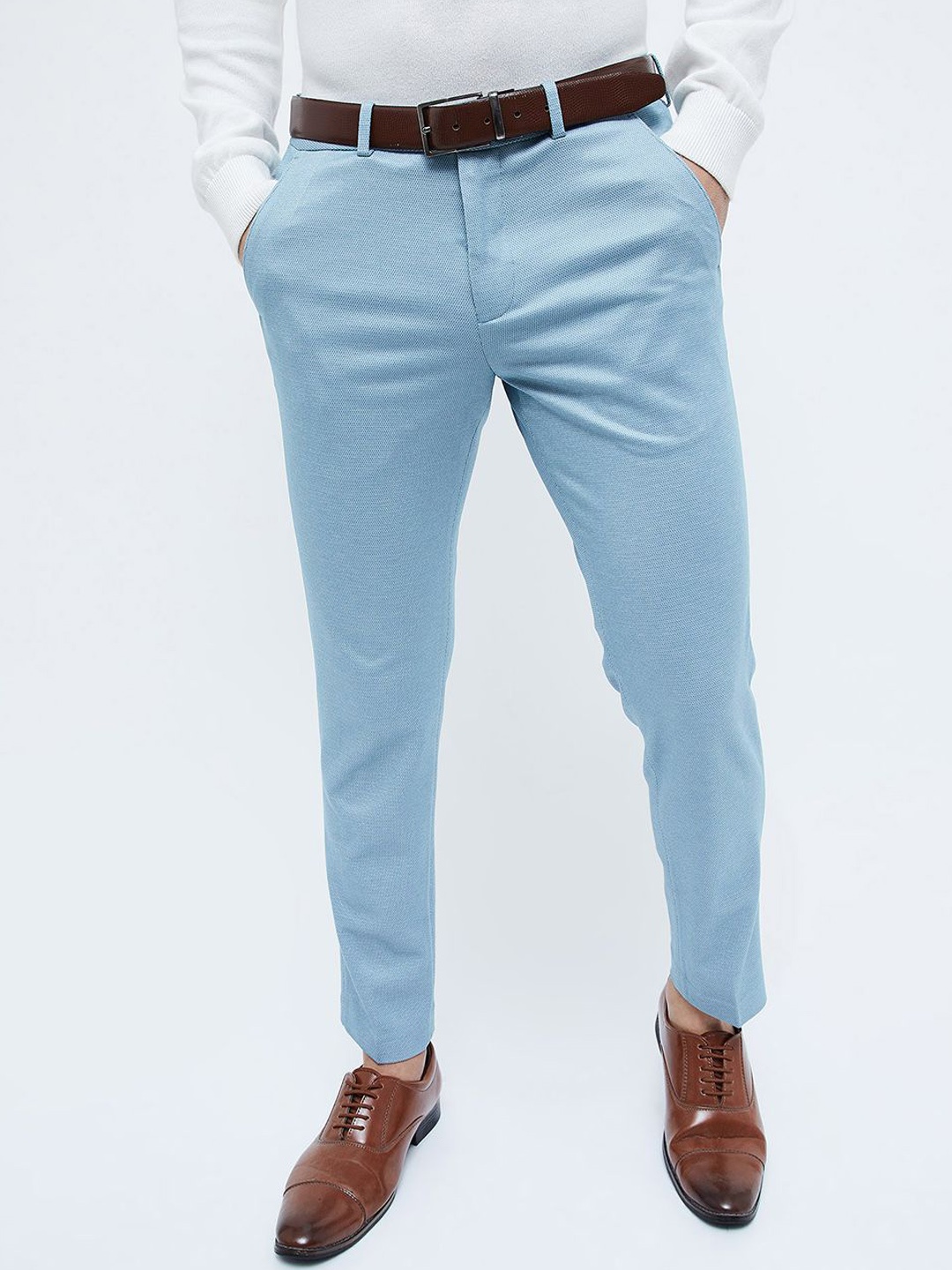 CODE by Lifestyle Men Slim Fit Trousers, Olive