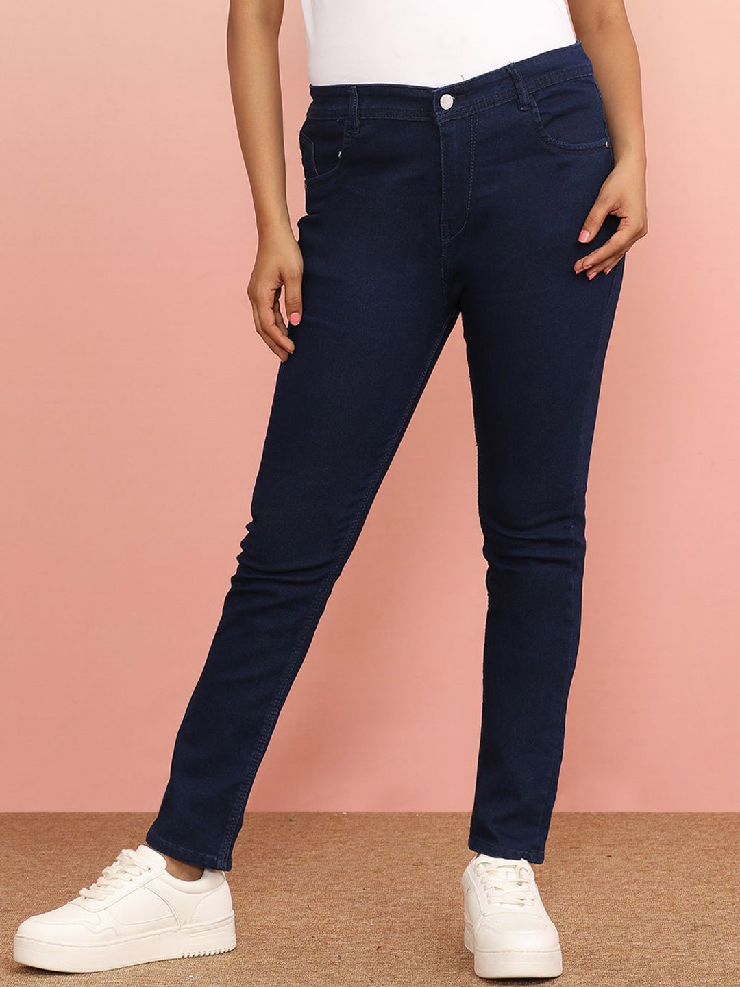 

BAESD Women Comfort High-Rise Jeans, Black